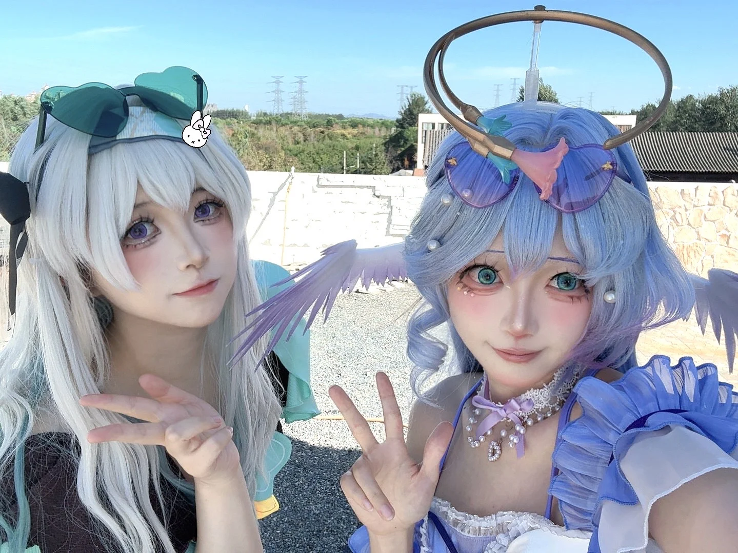 【知更鸟cos】泳装小鸟和露台拍摄花絮 - 第 3 张