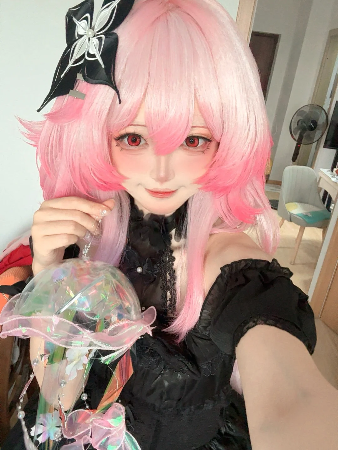 【长夜月cos】崩坏星穹铁道私设，雨天对镜自拍记录 - 第 2 张