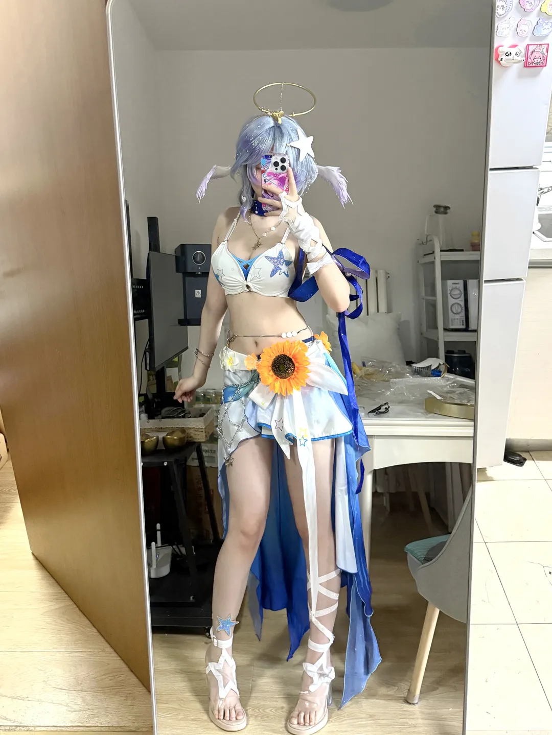 【知更鸟cos】崩坏星穹铁道晴歌套装的试衣分享 - 第 1 张
