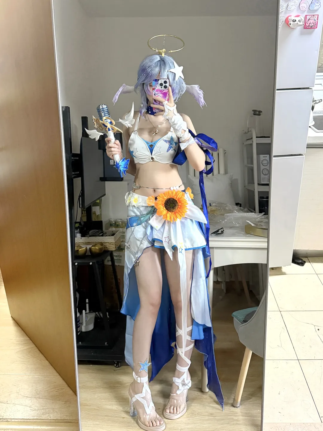 【知更鸟cos】崩坏星穹铁道晴歌套装的试衣分享 - 第 2 张