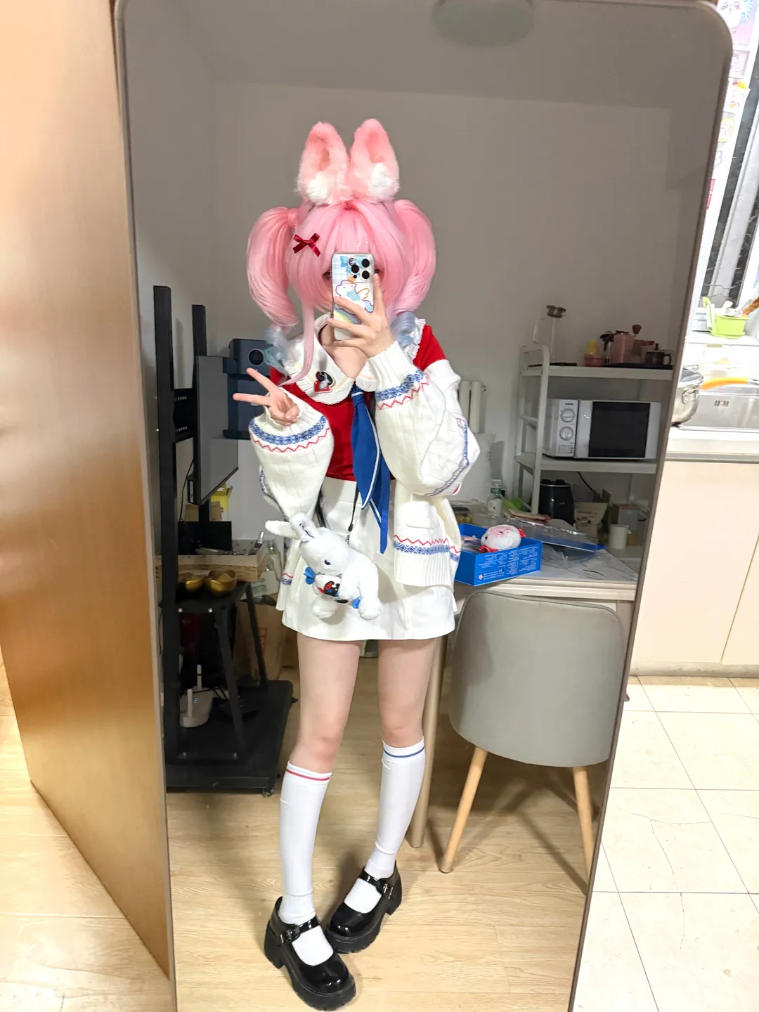 【風堇cos】崩壞星穹鐵道小白兔風堇大白兔聯名試衣