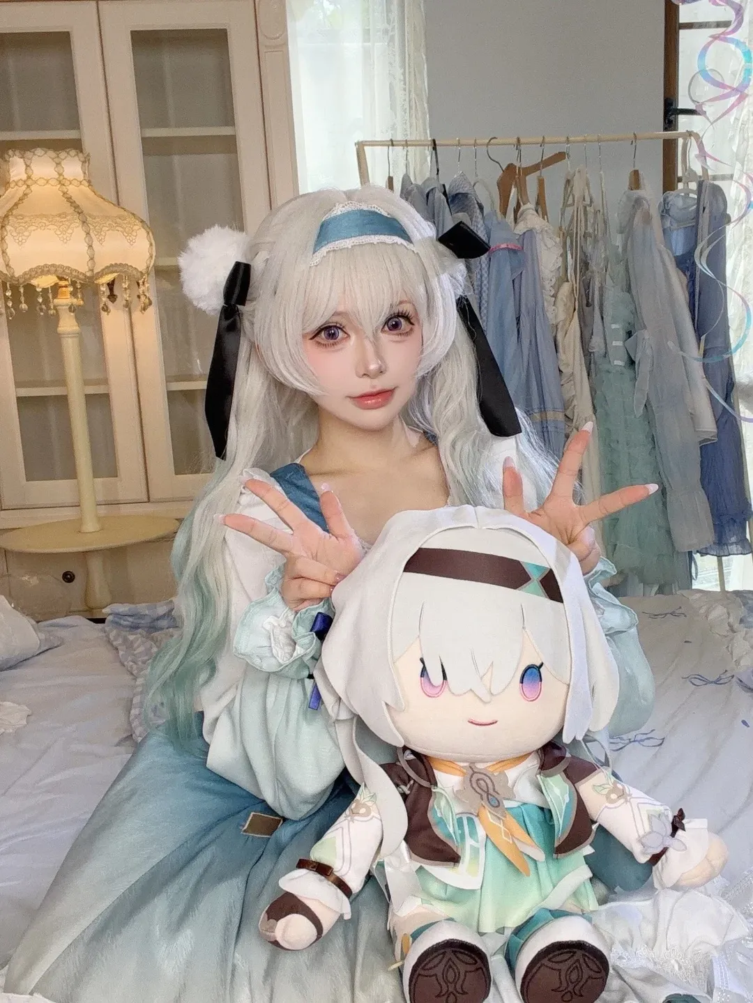 【流螢cos】崩壞星穹鐵道銀髮少女居家常服 - 第 2 張
