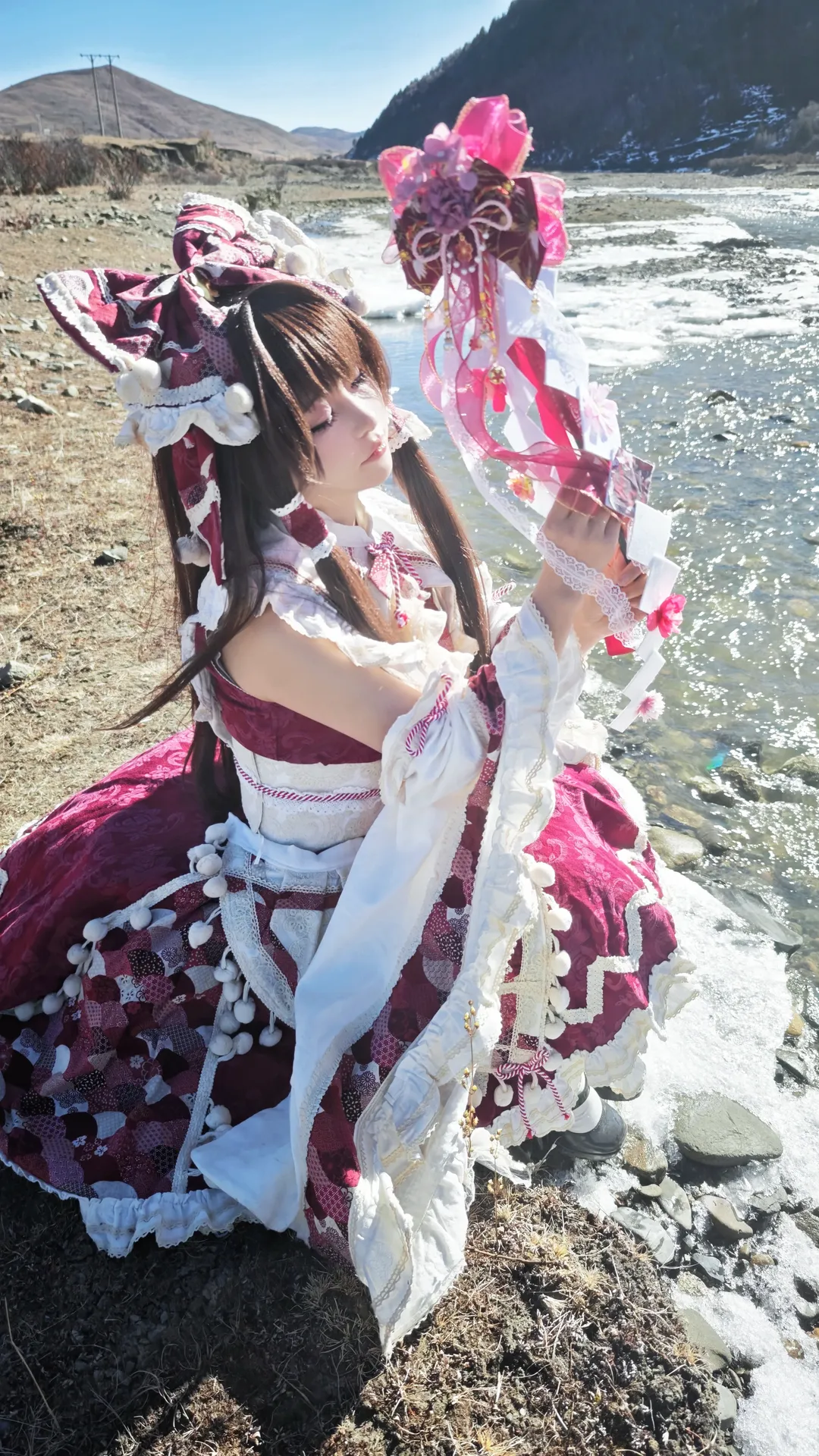 【博麗靈夢和霧雨魔理沙cos】東方project高海拔雪景圓夢記錄 - 第 1 張