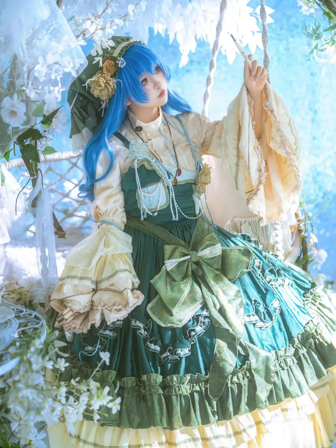 【埴安神袿姬cos】东方project静美花园的瞬间 - 第 1 张