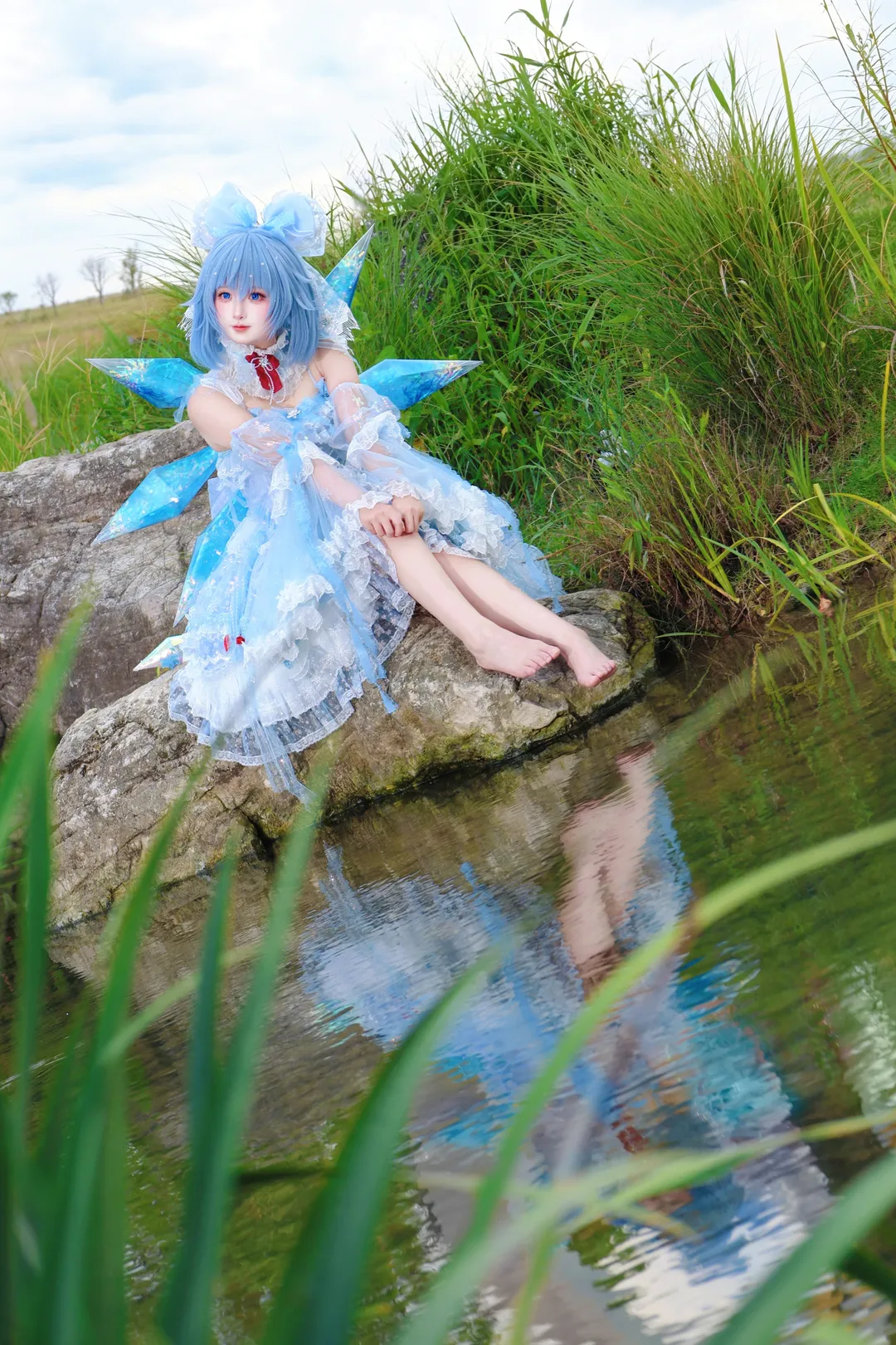 【琪露諾cos】東方project霧之湖冰之妖精的戶外記錄 - 第 1 張