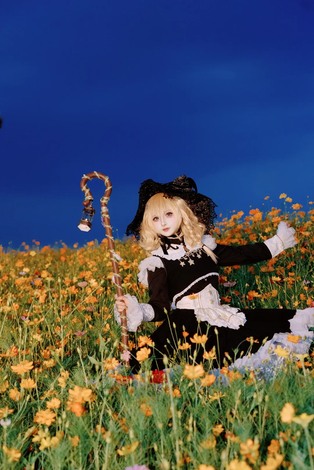 【霧雨魔理沙cos】東方project暮色魔法使的奇幻花海 - 第 1 張