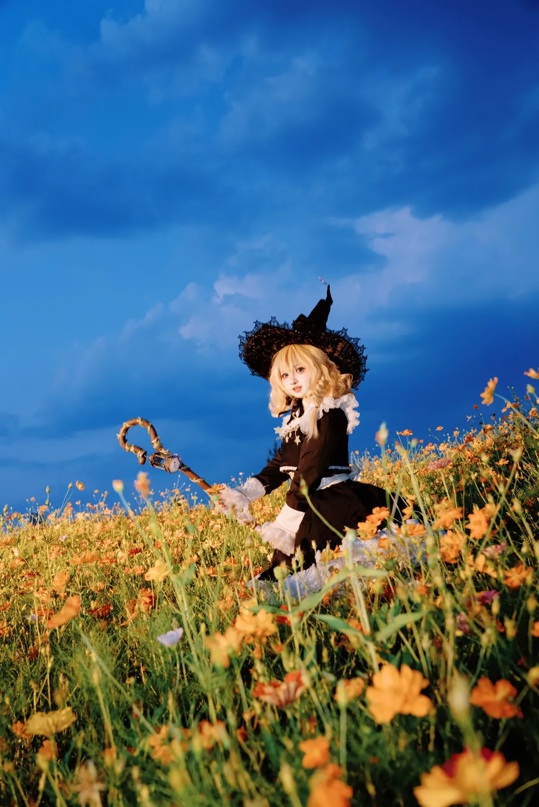 【霧雨魔理沙cos】東方project暮色魔法使的奇幻花海 - 第 3 張