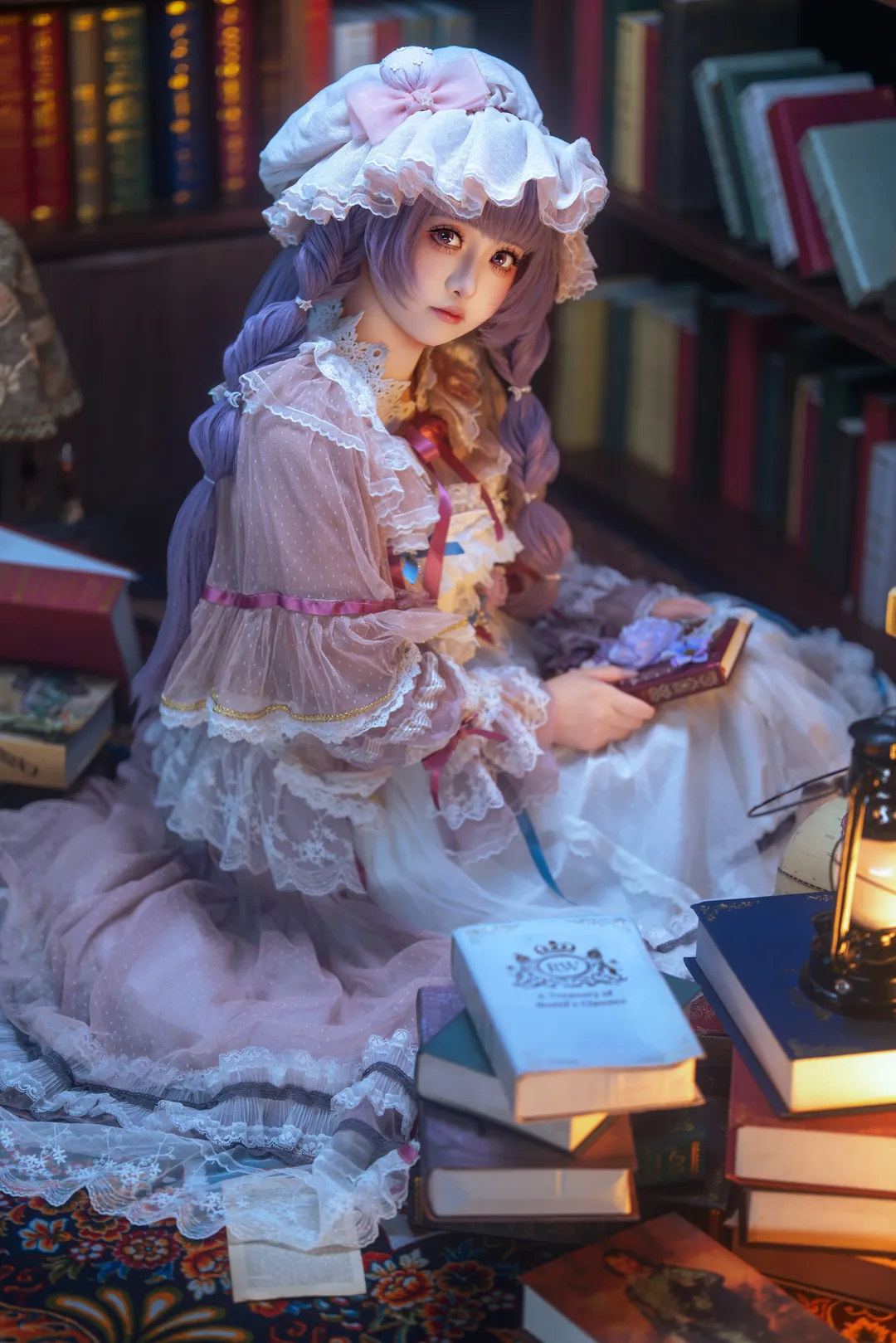 【帕秋莉诺蕾姬cos】东方project深藏书房的避世少女 - 第 1 张