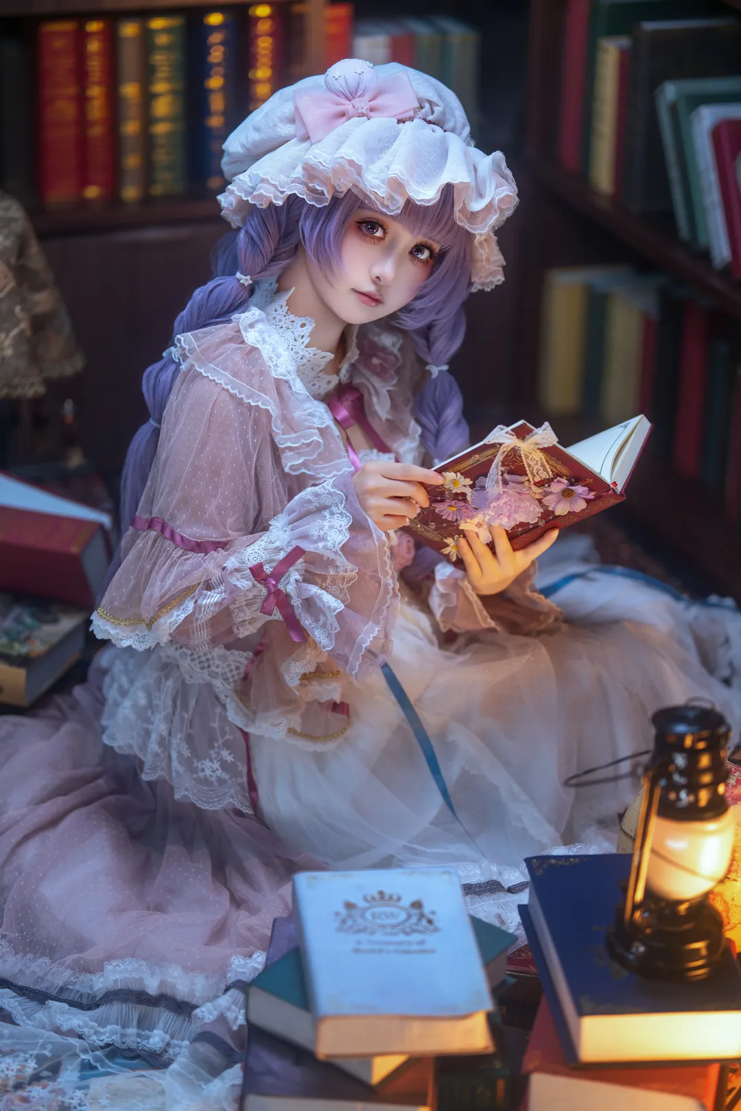 【帕秋莉诺蕾姬cos】东方project深藏书房的避世少女 - 第 2 张