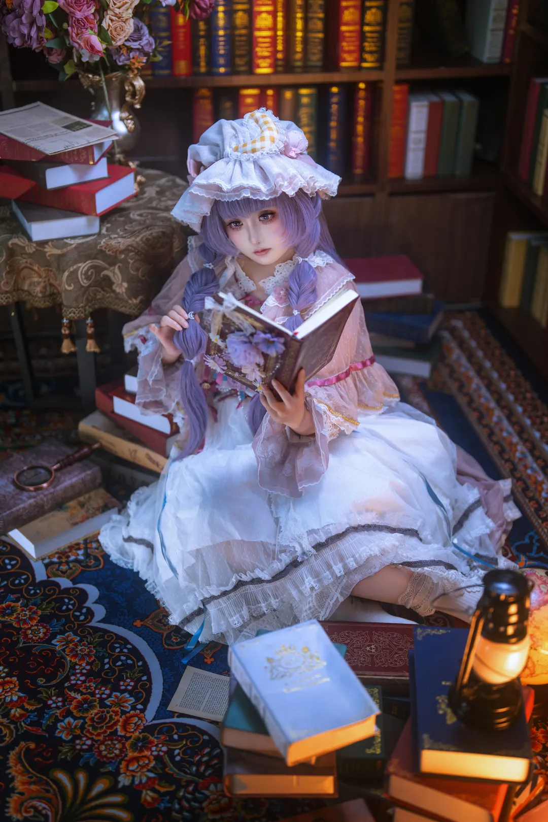 【帕秋莉诺蕾姬cos】东方project深藏书房的避世少女 - 第 3 张