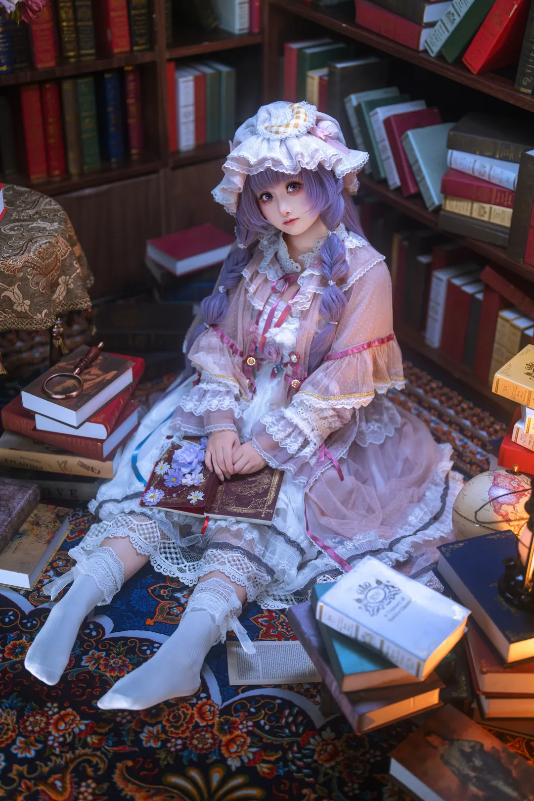 【帕秋莉诺蕾姬cos】东方project深藏书房的避世少女 - 第 4 张