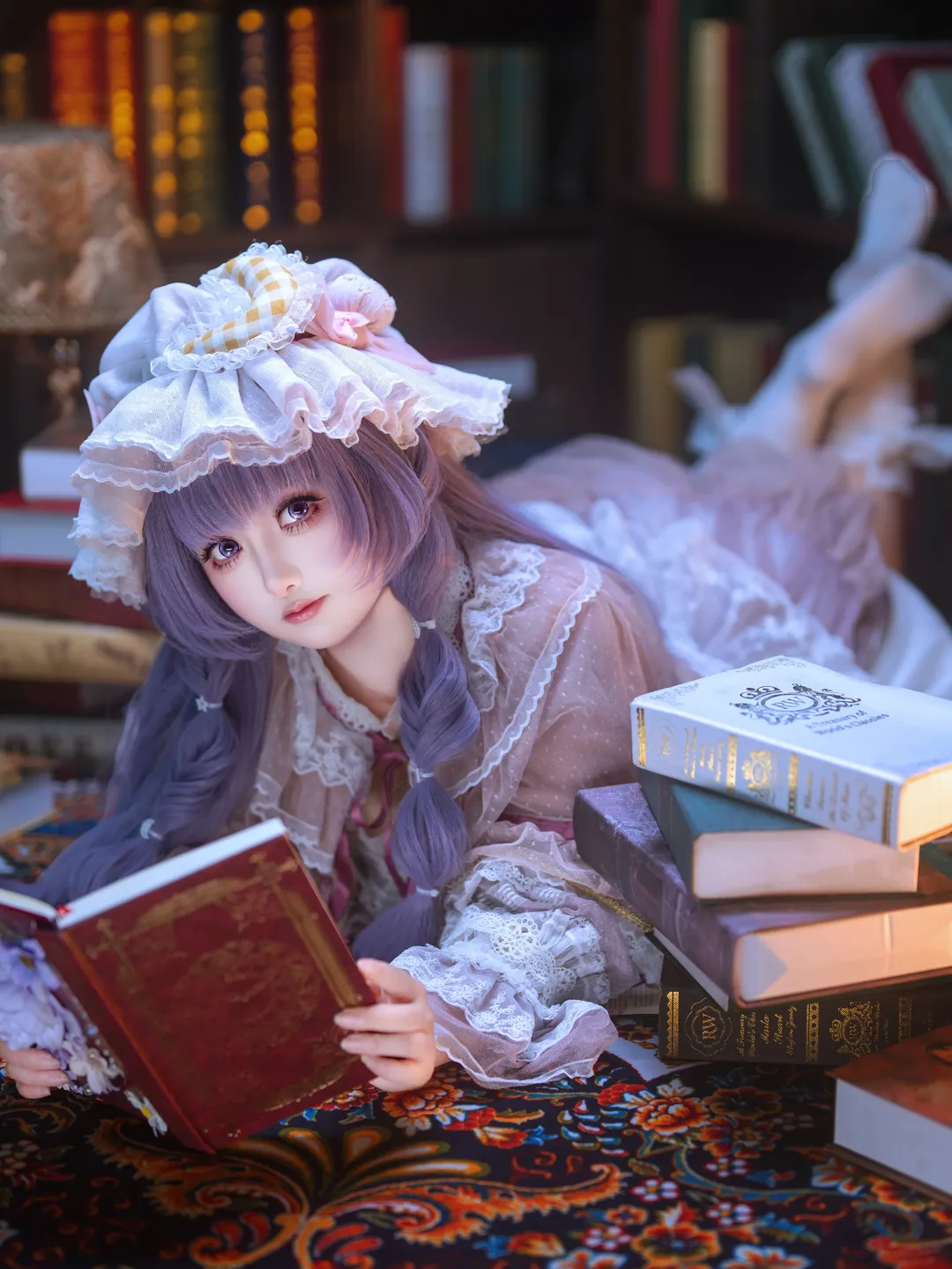 【帕秋莉cos】东方Project魔女的阅读时间 - 第 1 张
