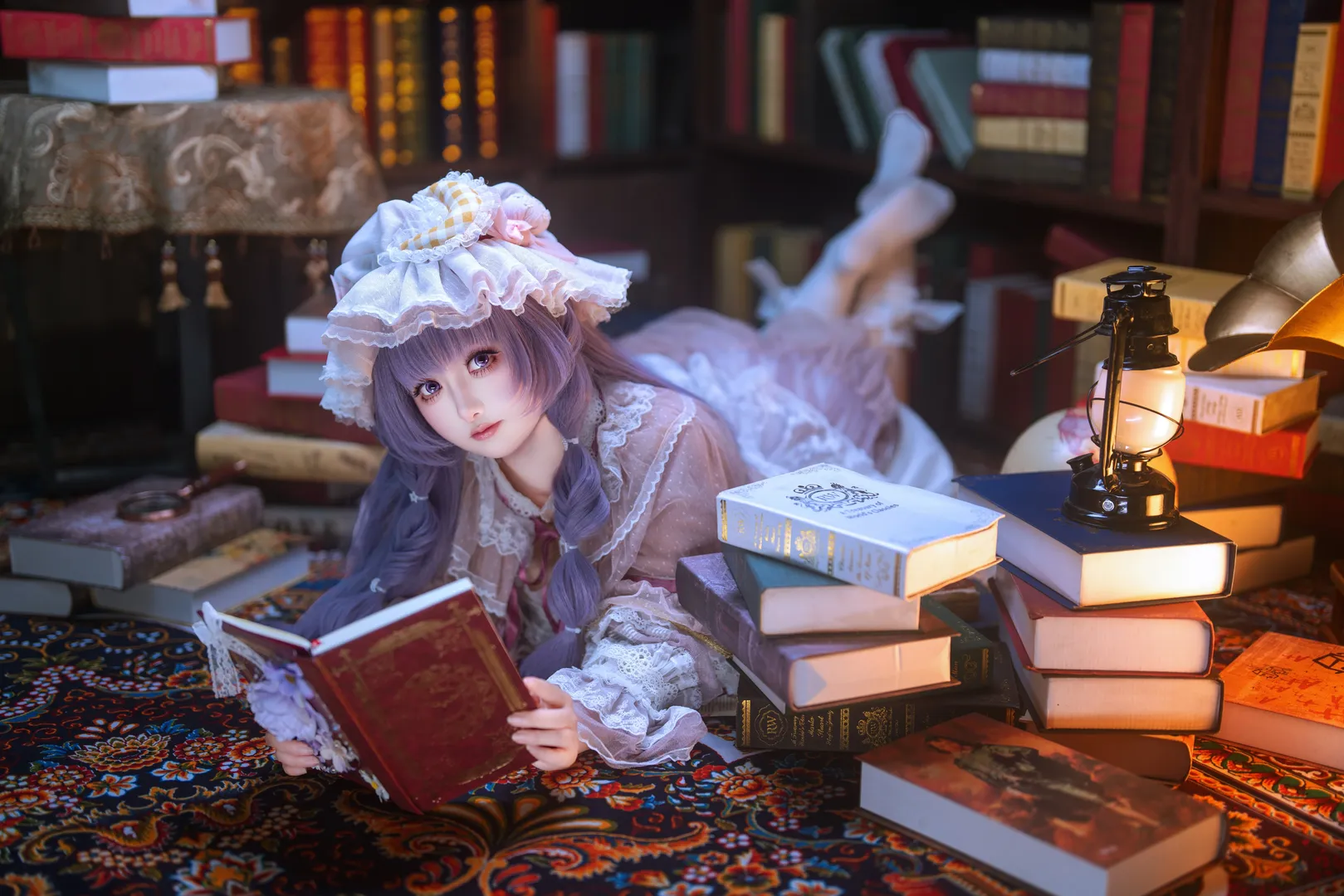 【帕秋莉cos】东方Project魔女的阅读时间 - 第 2 张