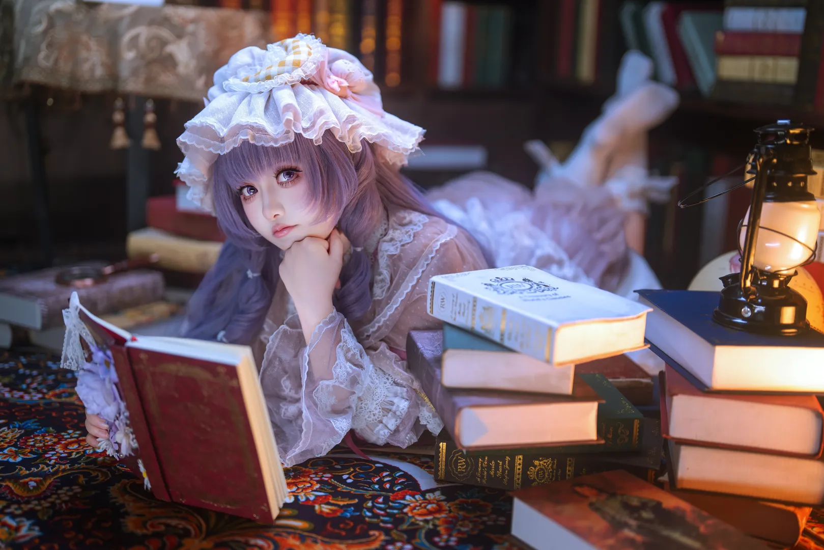 【帕秋莉cos】东方Project魔女的阅读时间 - 第 4 张