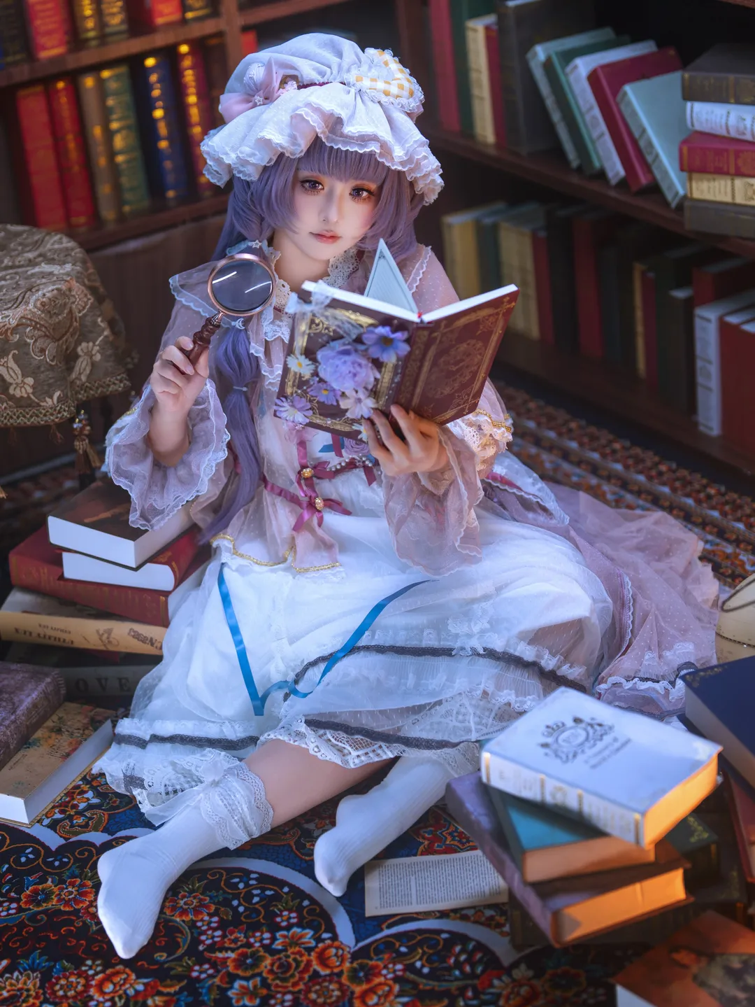 【帕秋莉cos】东方Project魔女的阅读时间 - 第 5 张