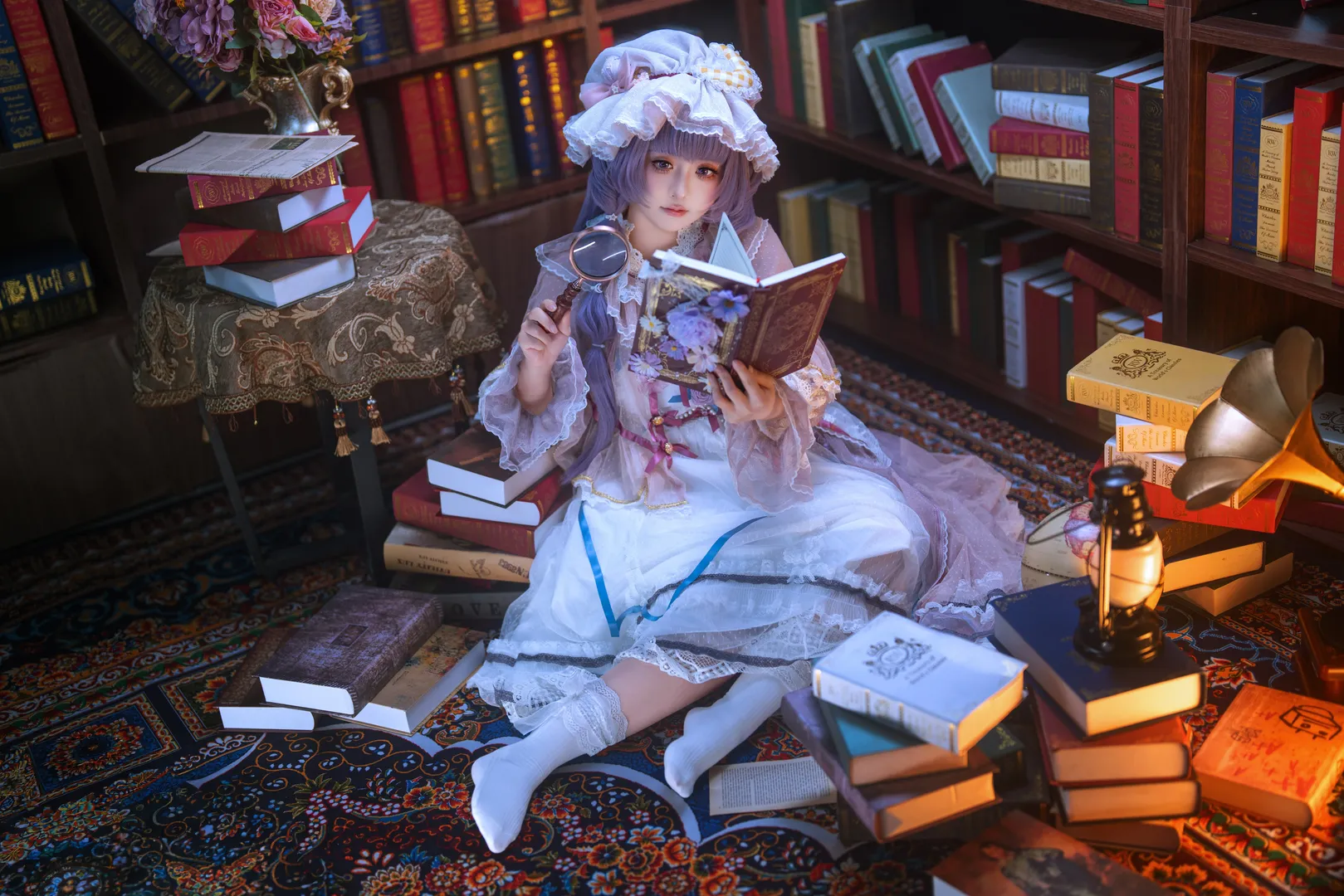 【帕秋莉cos】东方Project魔女的阅读时间 - 第 6 张