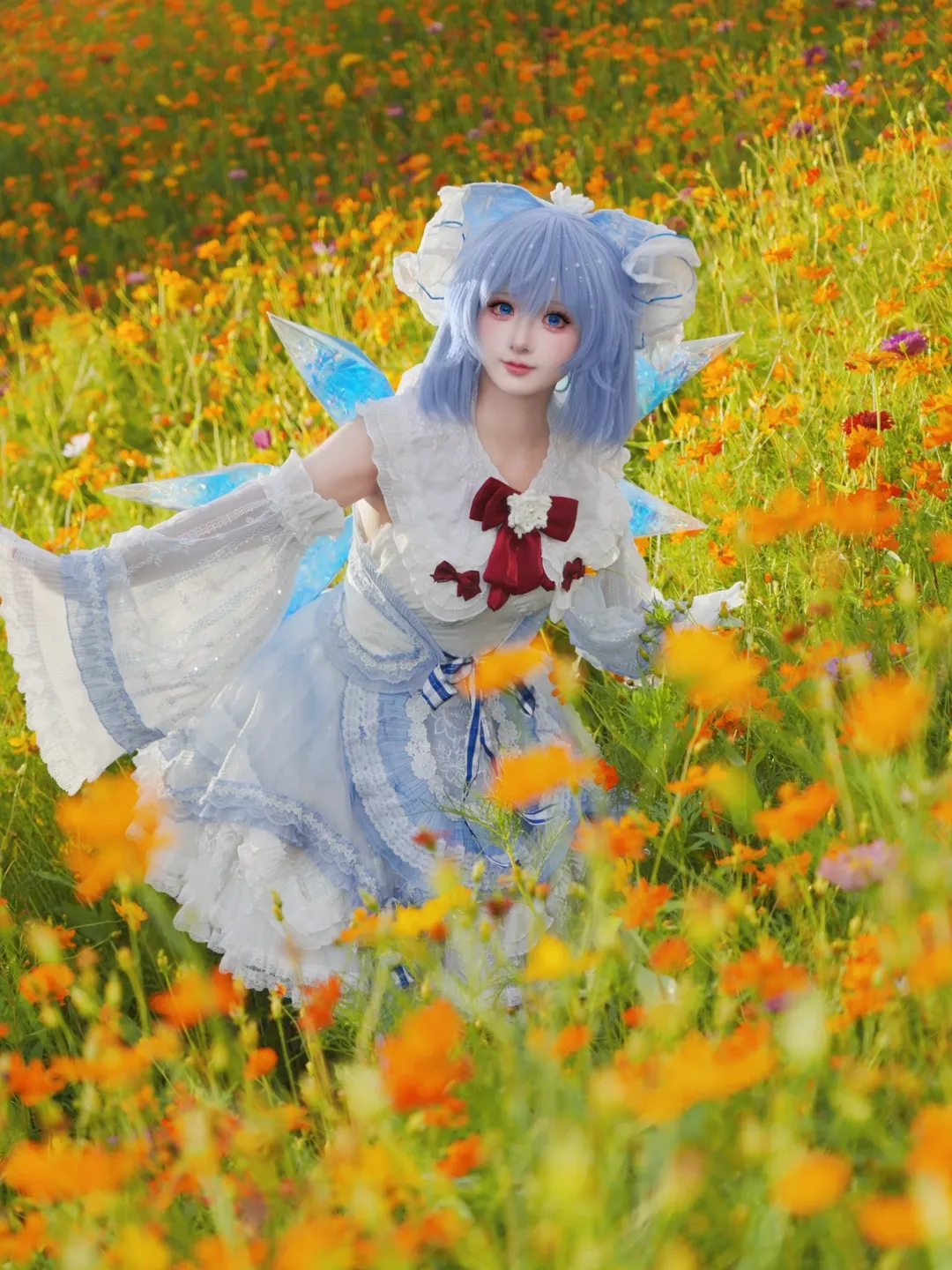 【琪露诺cos】东方project花海中的冰之妖精 - 第 1 张
