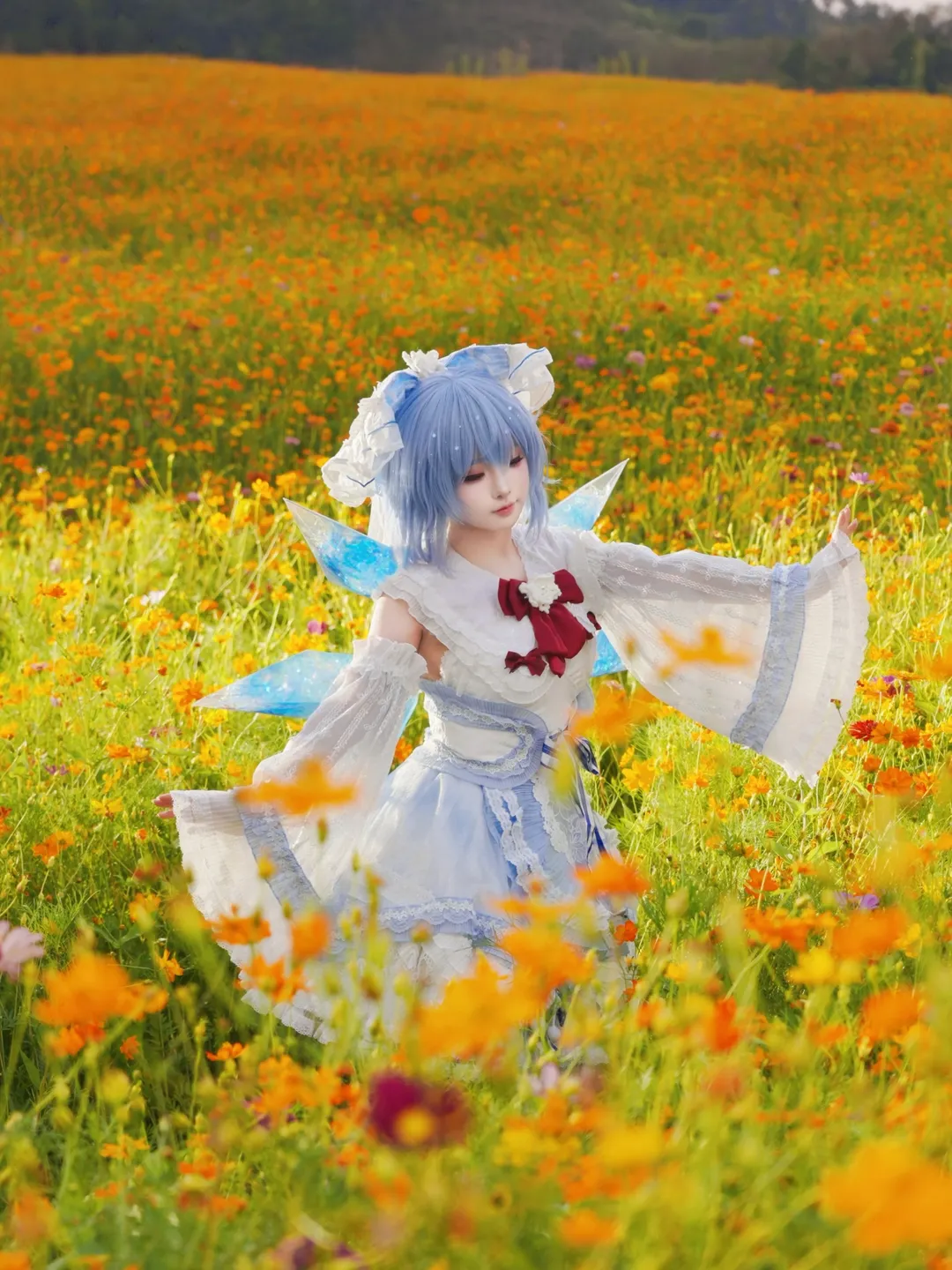 【琪露诺cos】东方project花海中的冰之妖精 - 第 2 张