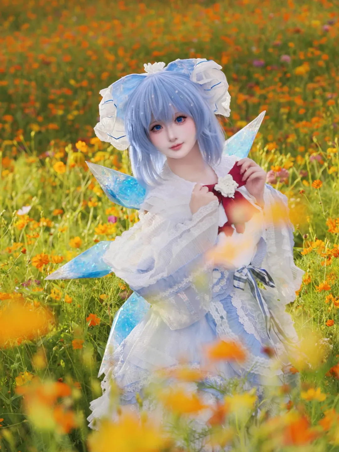 【琪露诺cos】东方project花海中的冰之妖精 - 第 3 张