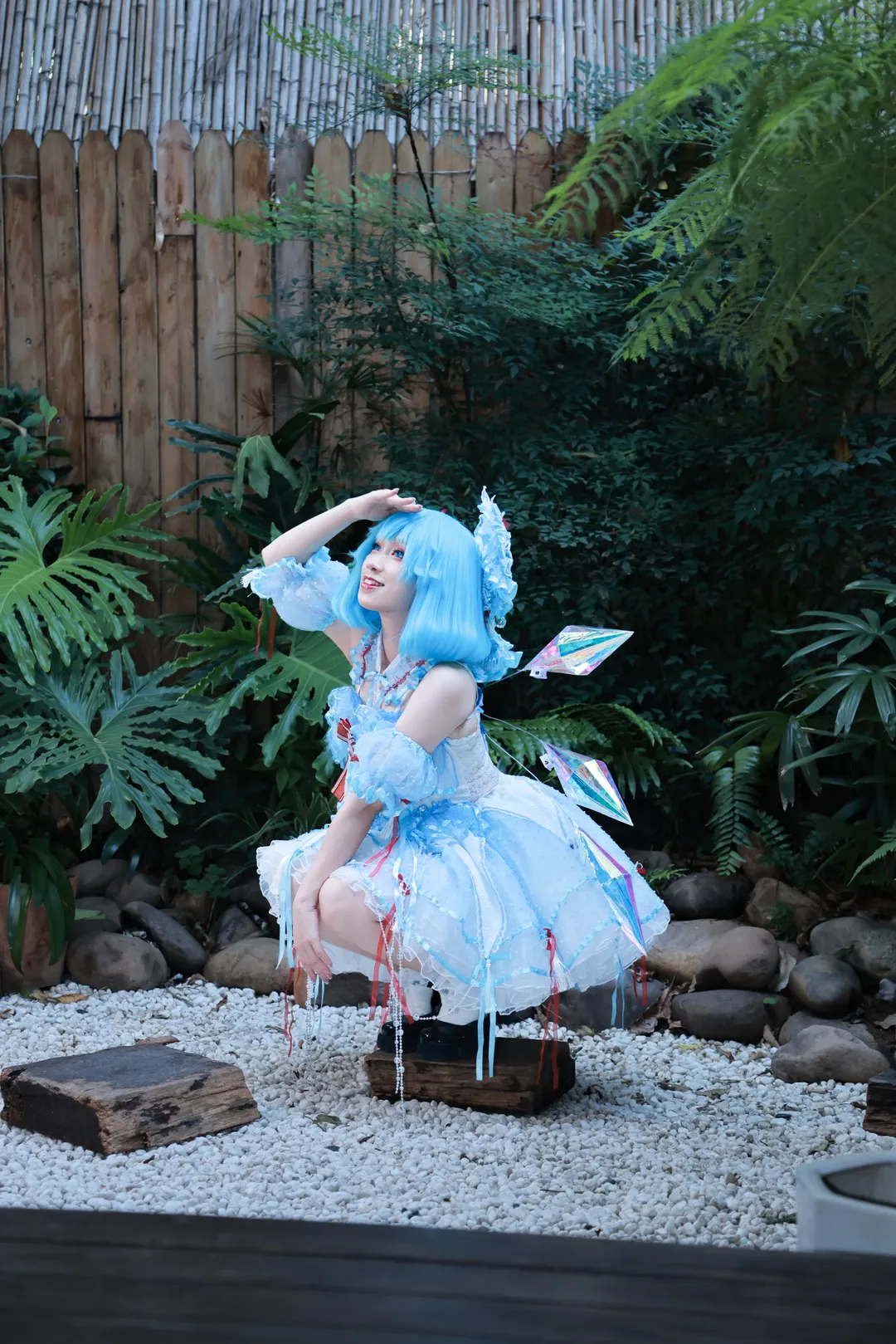 【琪露诺cos】东方project冰之妖精的庭院写真 - 第 1 张