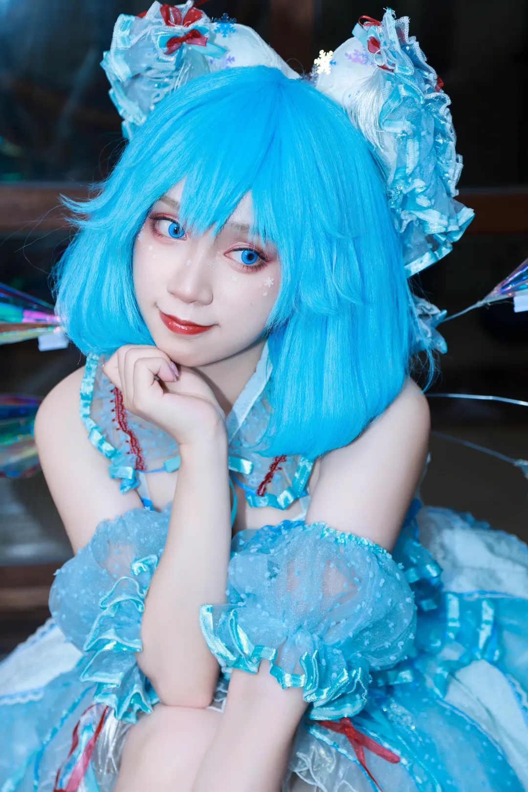 【琪露诺cos】东方project冰之妖精的庭院写真 - 第 4 张