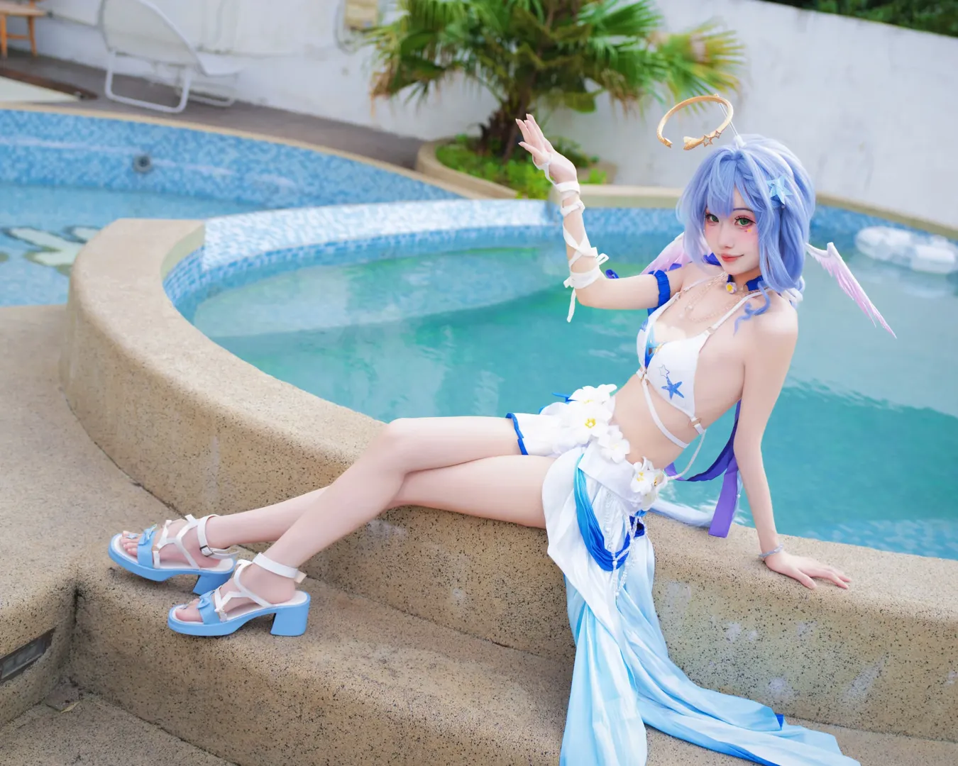 [Robin cosplay] Honkai: Star Rail Robin • Summeretto's refreshing Summer pool outfit