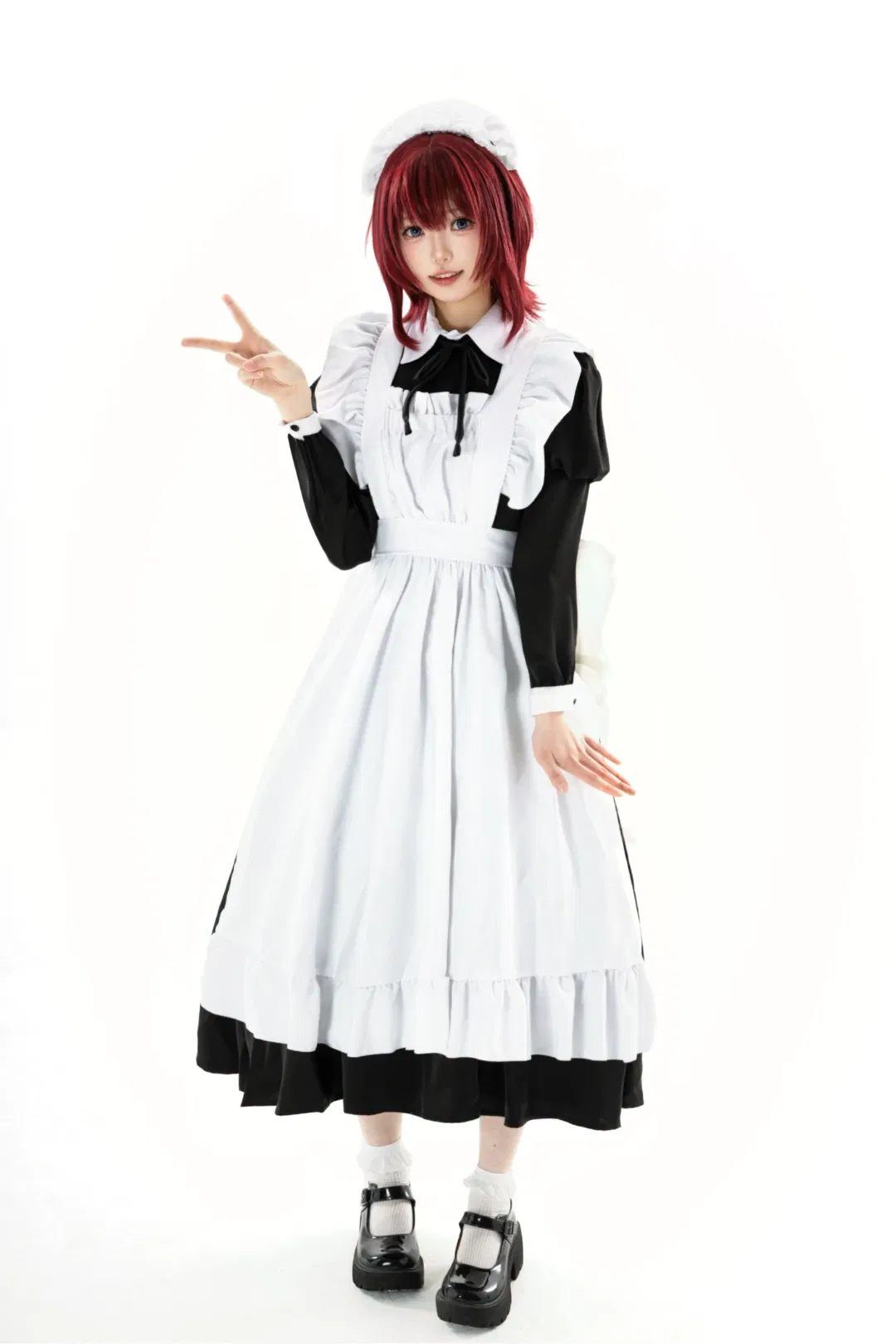 【井芹仁菜cos】少女乐队的呐喊女仆装造型 - 第 2 张