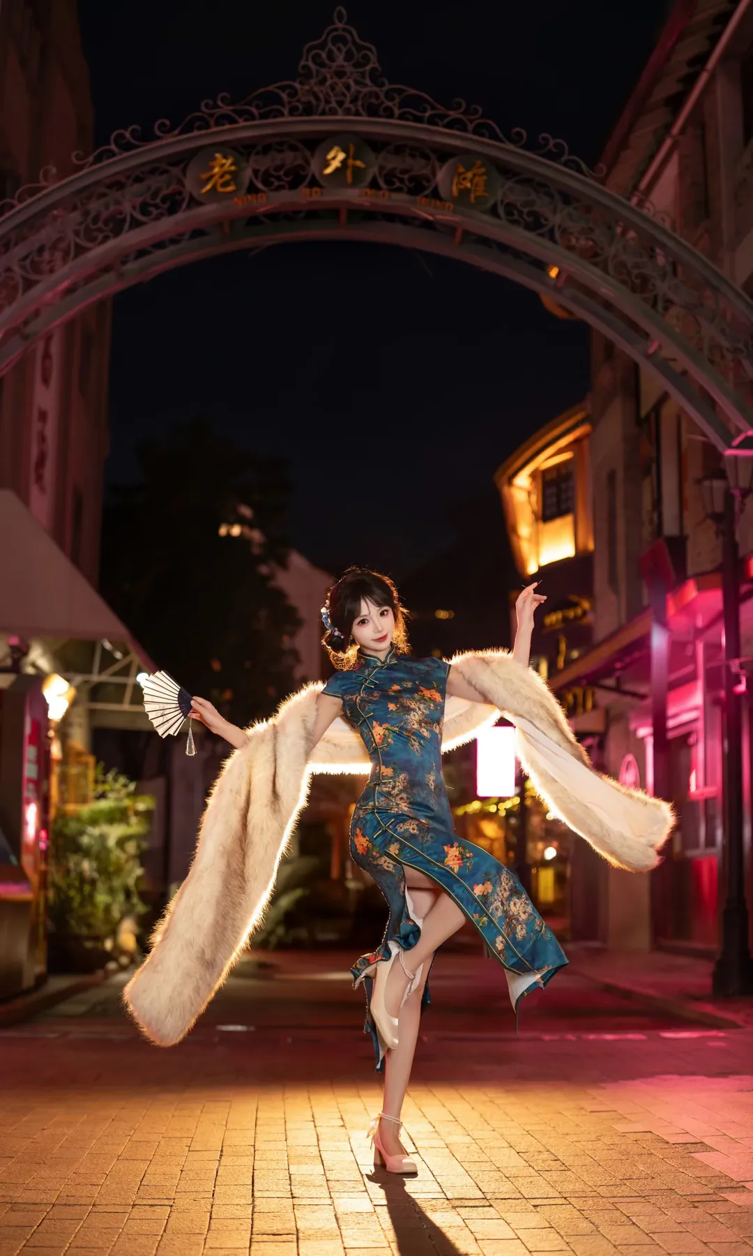 在宁波园林里拍到了绝美的蓝白渐变汉服 - 第 16 张