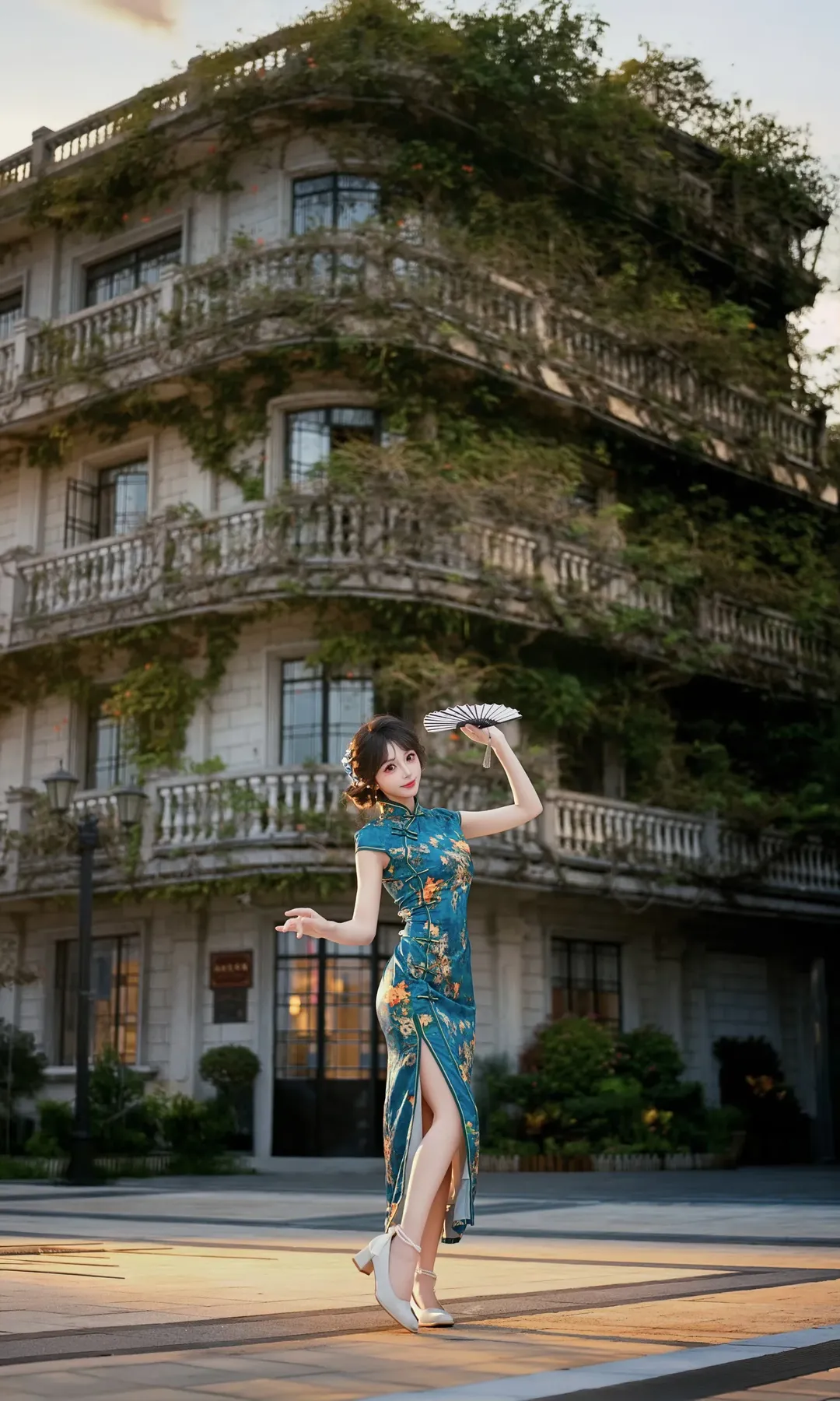 在宁波园林里拍到了绝美的蓝白渐变汉服 - 第 17 张