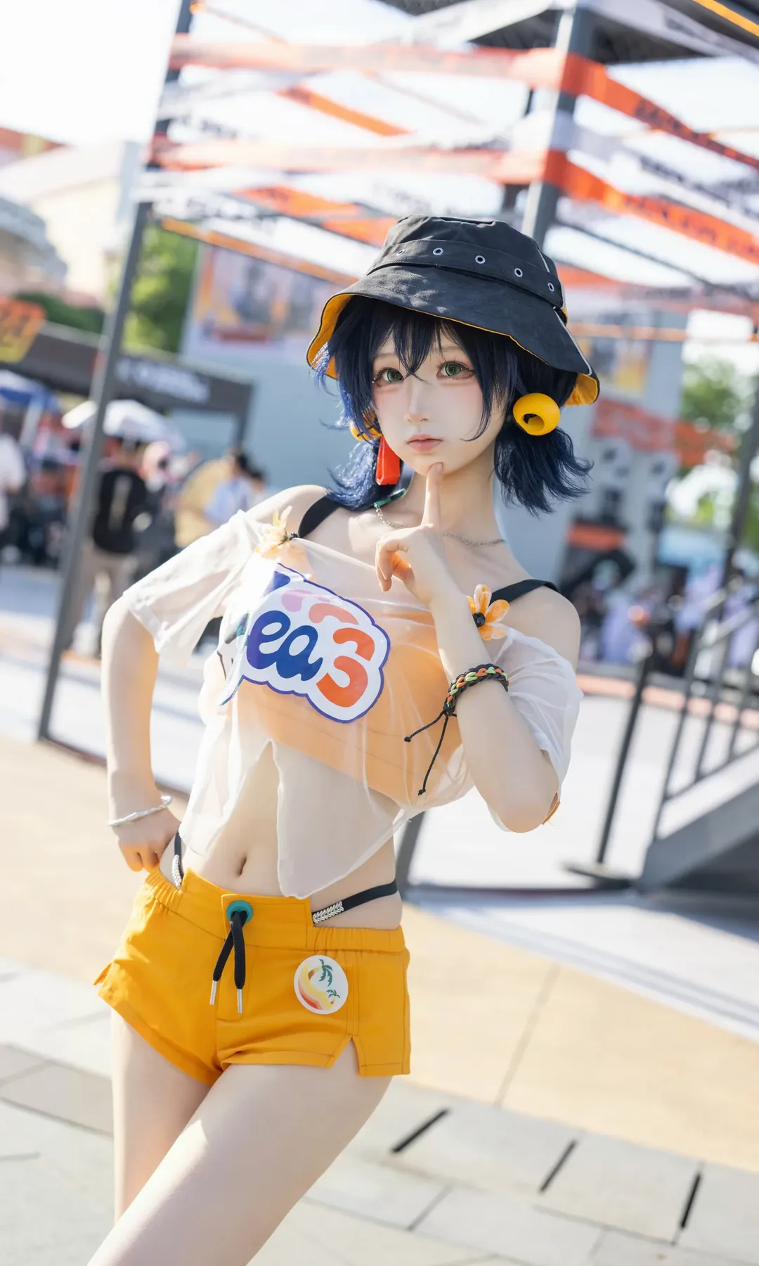 【铃cos】绝区零夏日外景，捕捉盛夏出逃的元气少女 - 第 1 张
