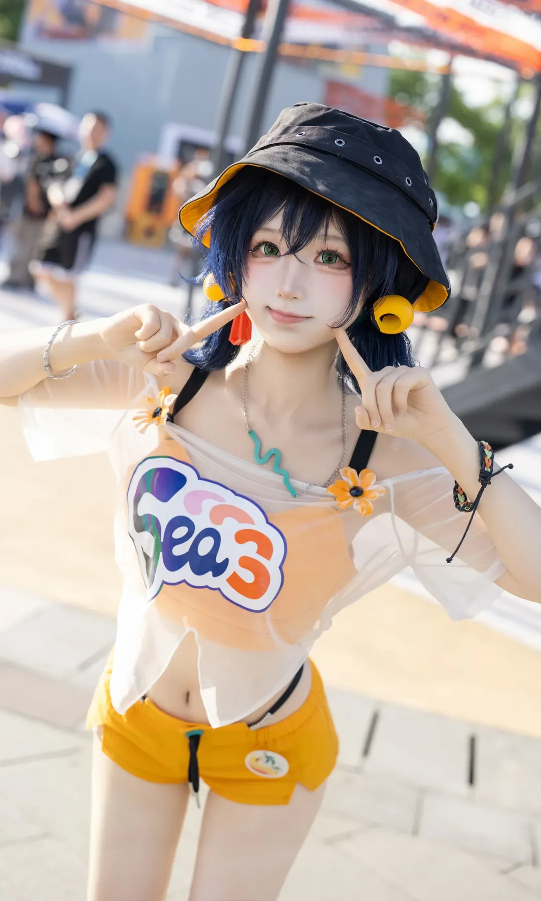 【铃cos】绝区零夏日外景，捕捉盛夏出逃的元气少女 - 第 10 张