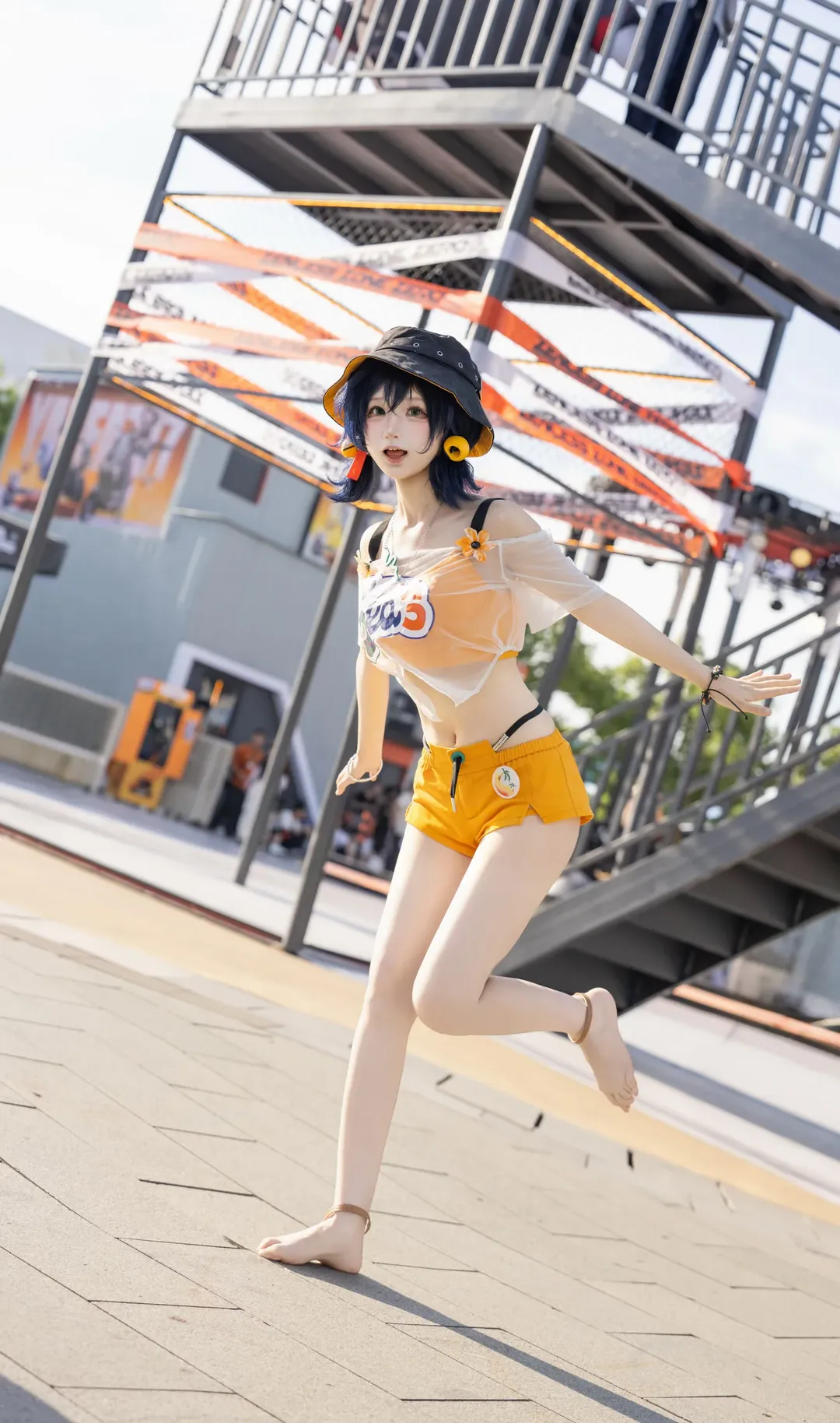 【铃cos】绝区零夏日外景，捕捉盛夏出逃的元气少女 - 第 4 张