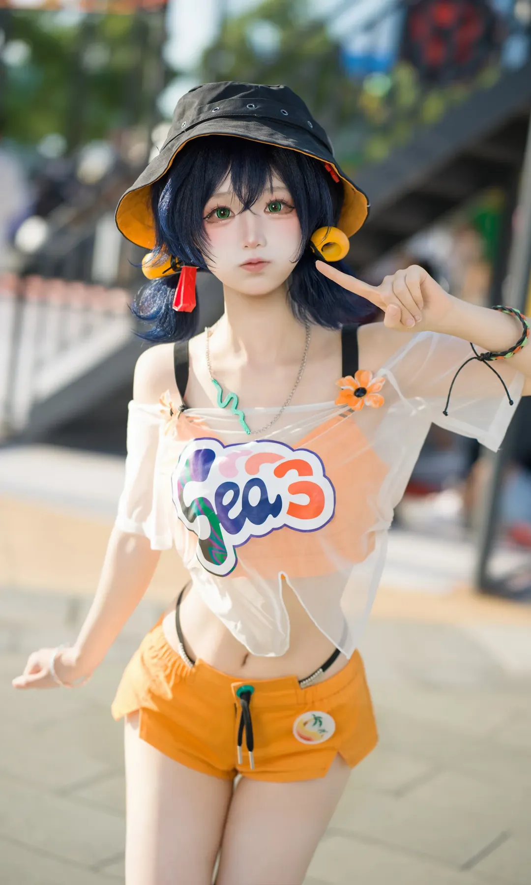 【铃cos】绝区零夏日外景，捕捉盛夏出逃的元气少女 - 第 7 张