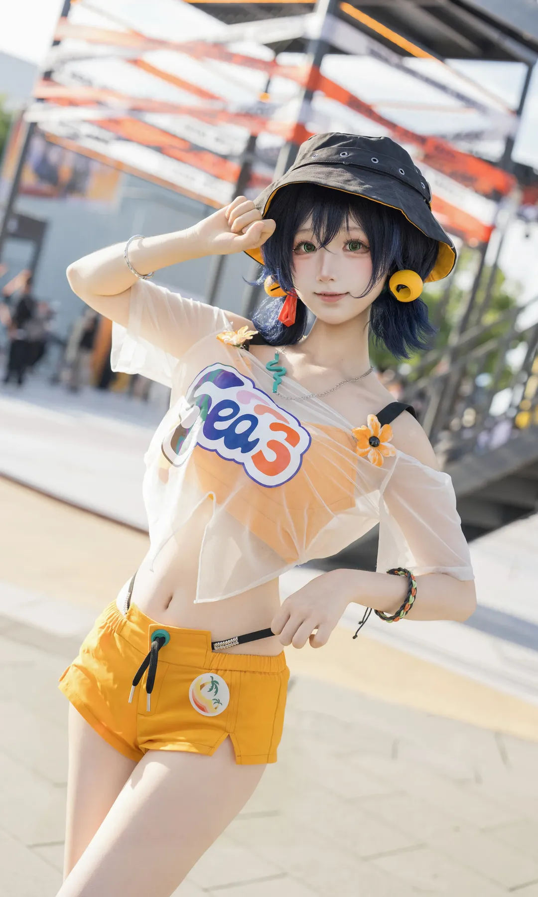 【铃cos】绝区零夏日外景，捕捉盛夏出逃的元气少女 - 第 9 张