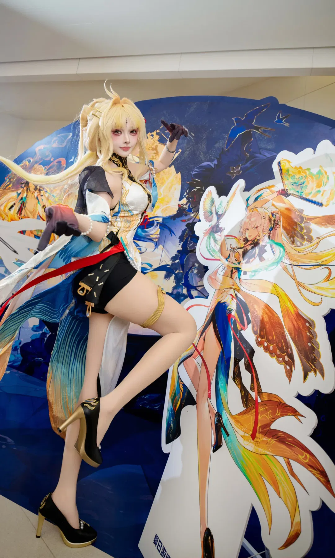 鸣潮秧秧·玄翎cos，和穗穗同框打卡夏日游戏节 - 第 10 张