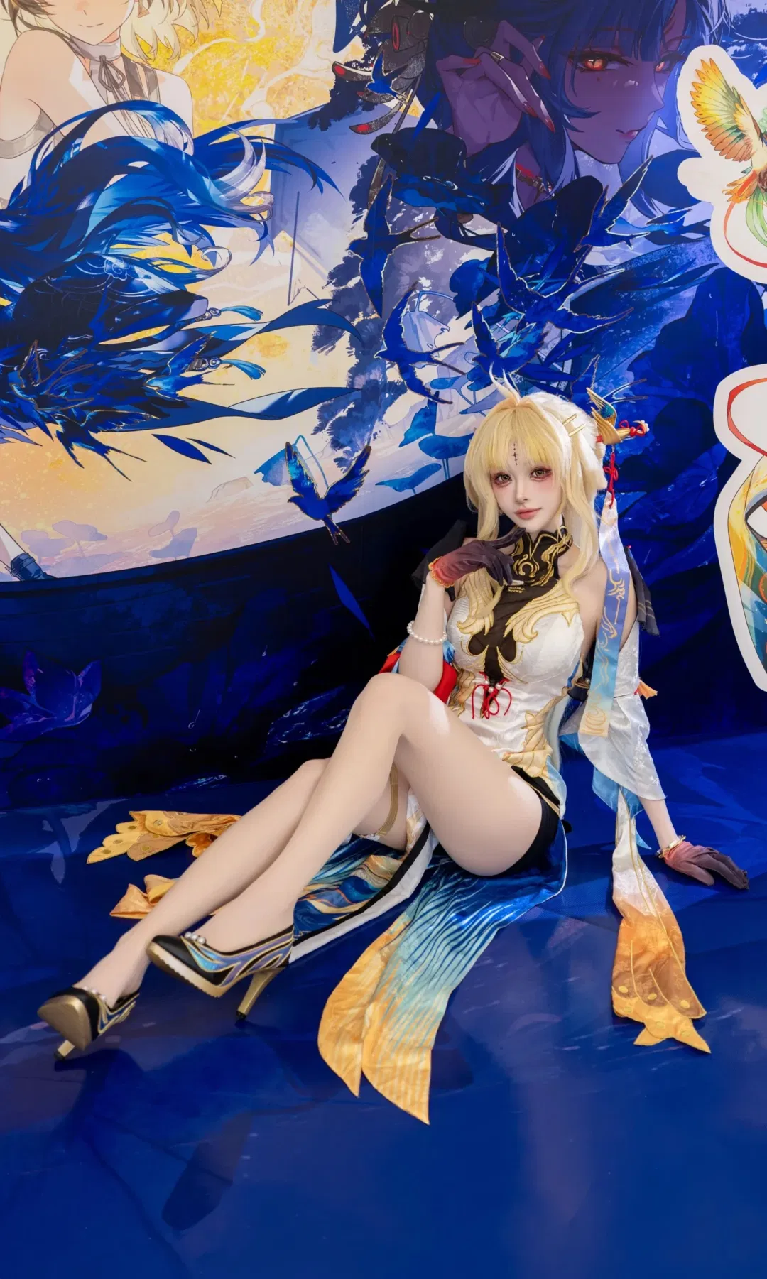 鸣潮秧秧·玄翎cos，和穗穗同框打卡夏日游戏节 - 第 13 张