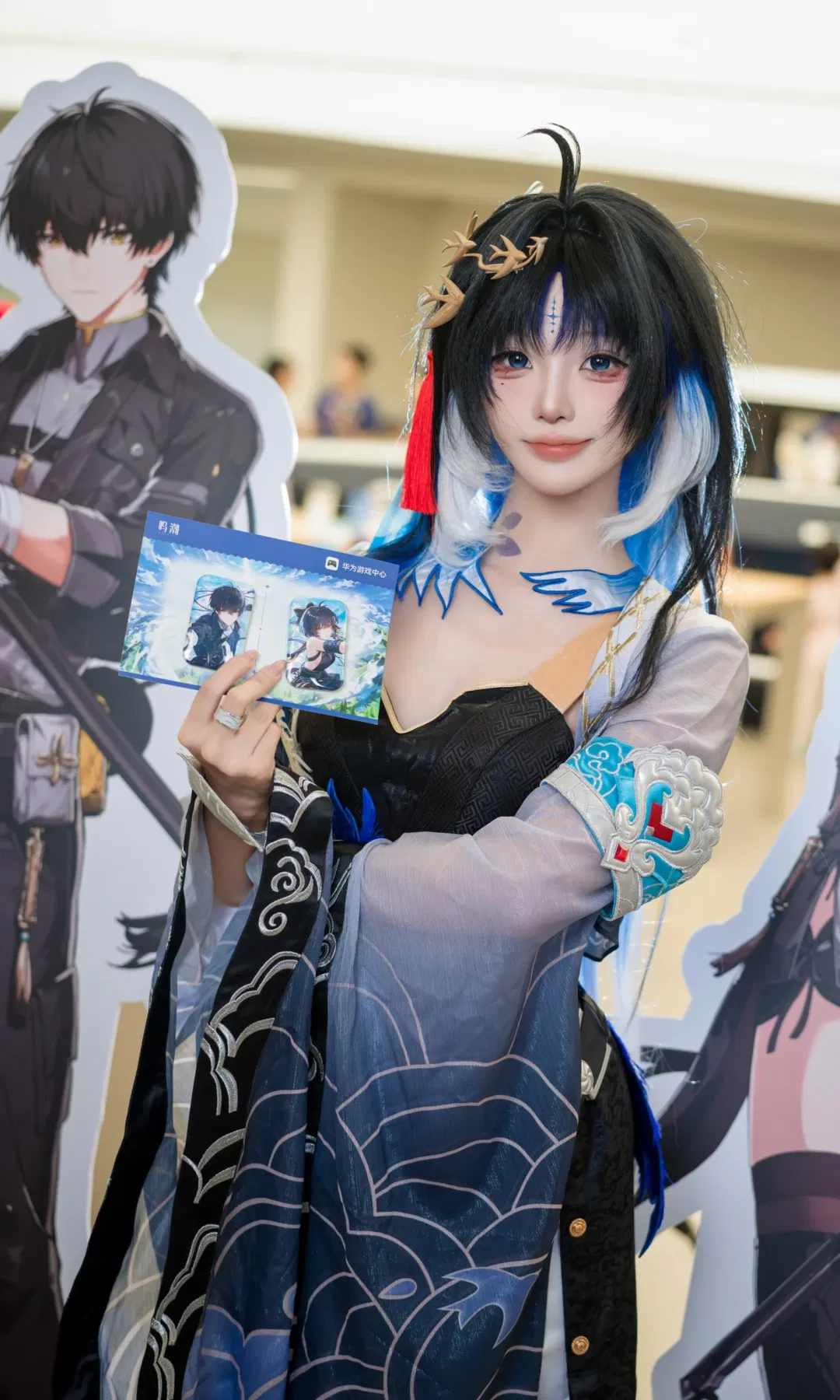 鸣潮秧秧·玄翎cos，和穗穗同框打卡夏日游戏节 - 第 14 张