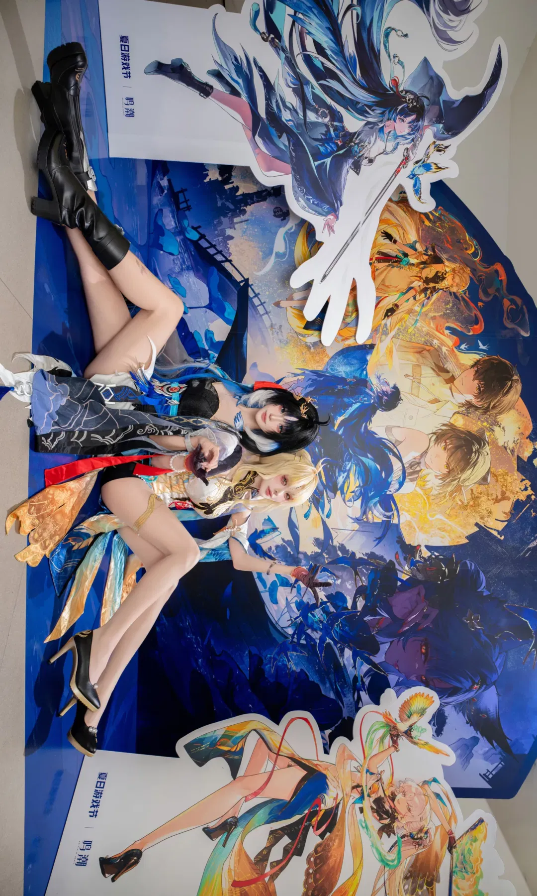 鸣潮秧秧·玄翎cos，和穗穗同框打卡夏日游戏节 - 第 7 张
