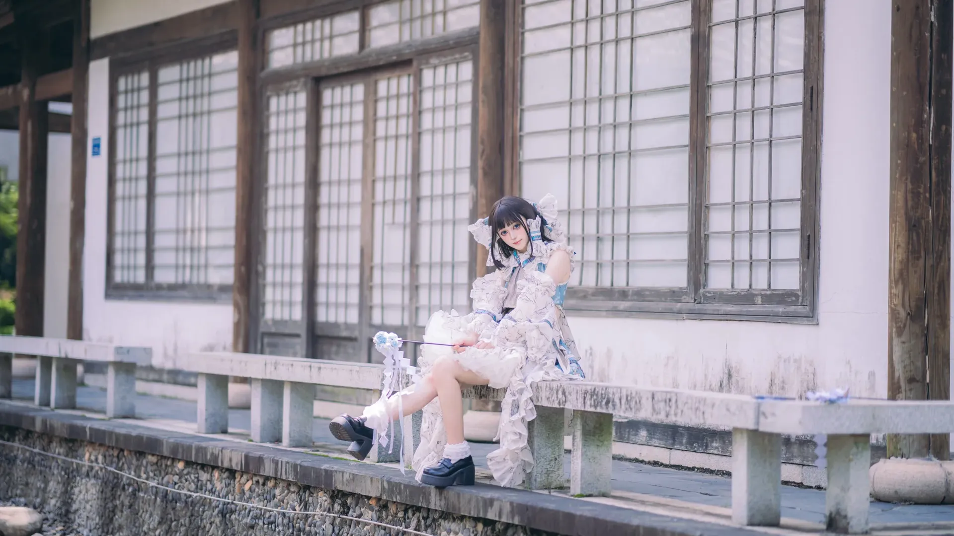 【博麗靈夢cos】東方project幻想鄉庭院外拍記 - 第 5 張