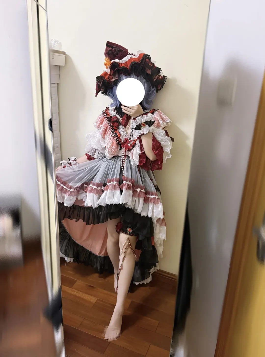 【蕾米莉亚cos】东方project红魔馆大小姐的那一套装扮 - 第 1 张