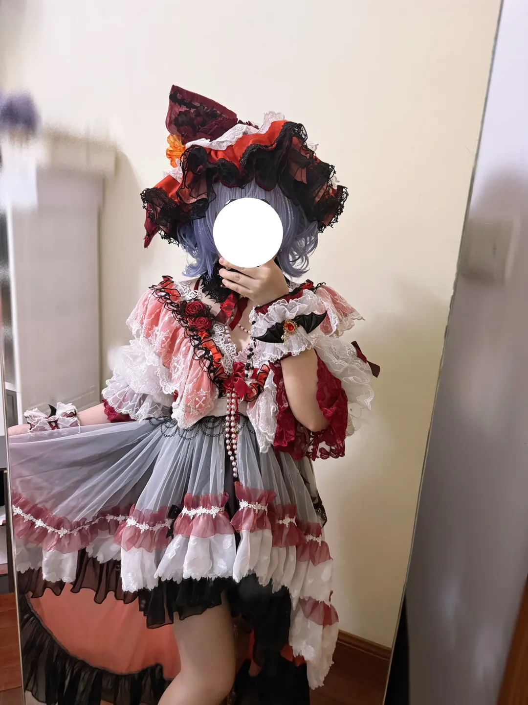 【蕾米莉亚cos】东方project红魔馆大小姐的那一套装扮 - 第 2 张