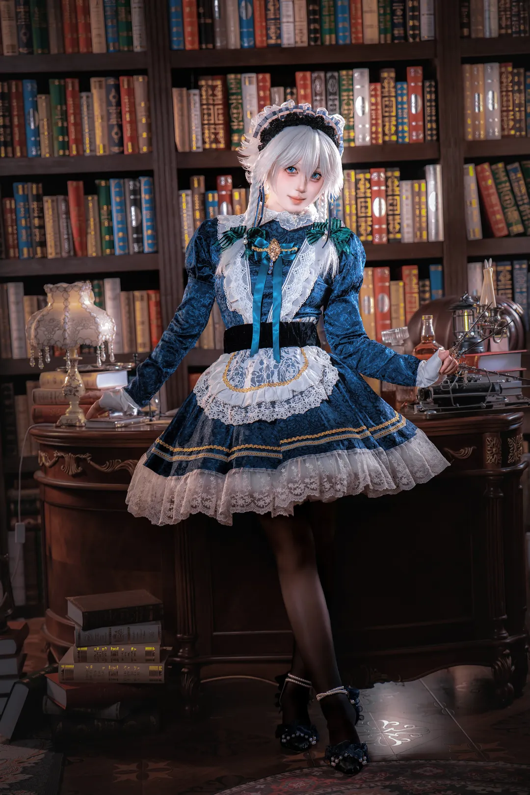【十六夜咲夜cos】大小姐不在家的復古書房拍攝體驗 - 第 3 張