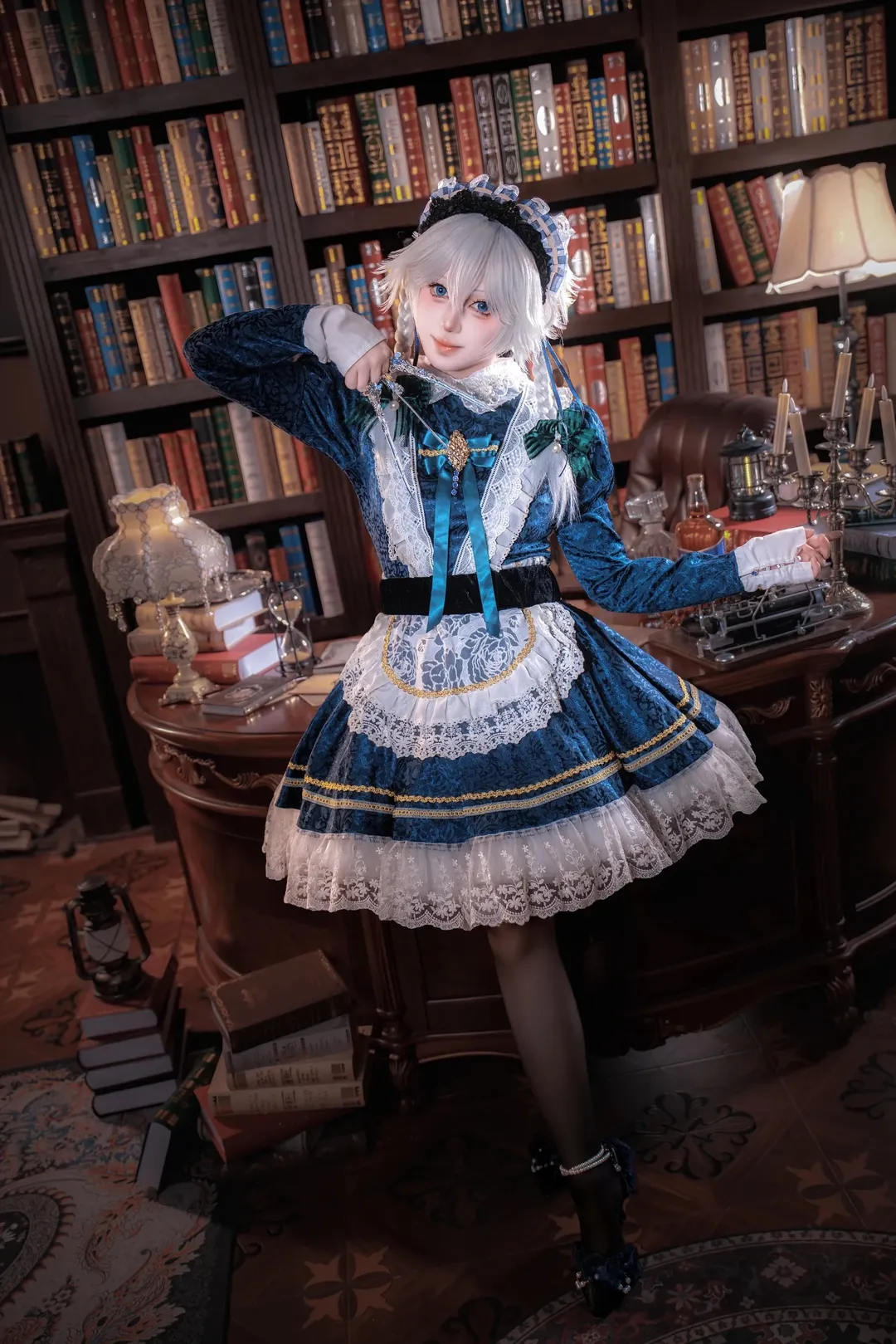 【十六夜咲夜cos】大小姐不在家的復古書房拍攝體驗 - 第 4 張