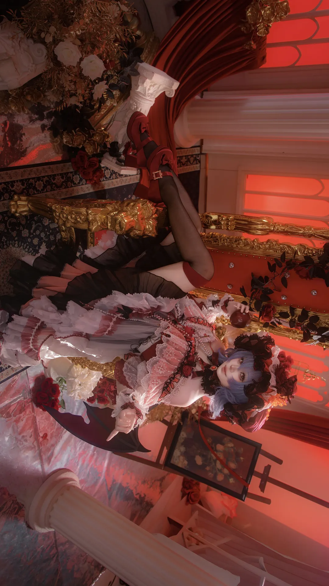 【蕾米莉亞cos】東方Project紅魔館主題的暗黑哥特風拍攝 - 第 1 張