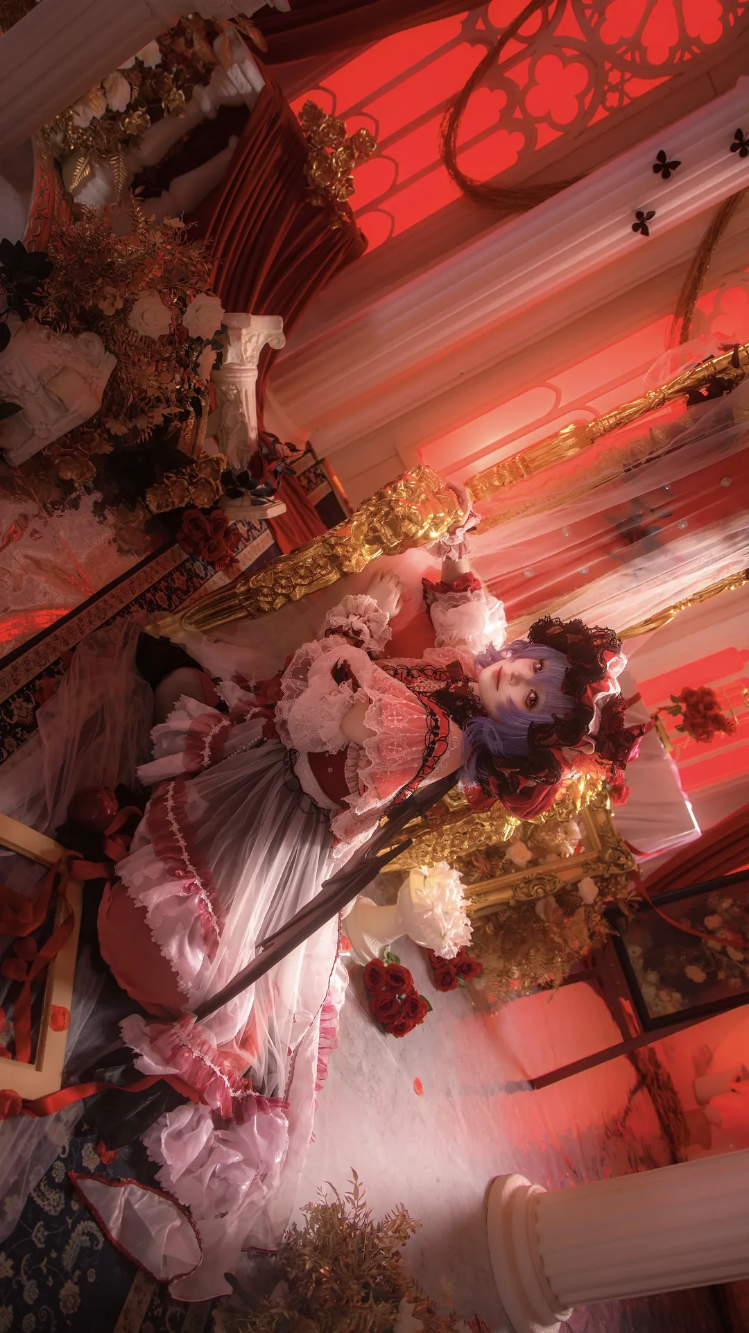 【蕾米莉亞cos】東方Project紅魔館主題的暗黑哥特風拍攝 - 第 3 張