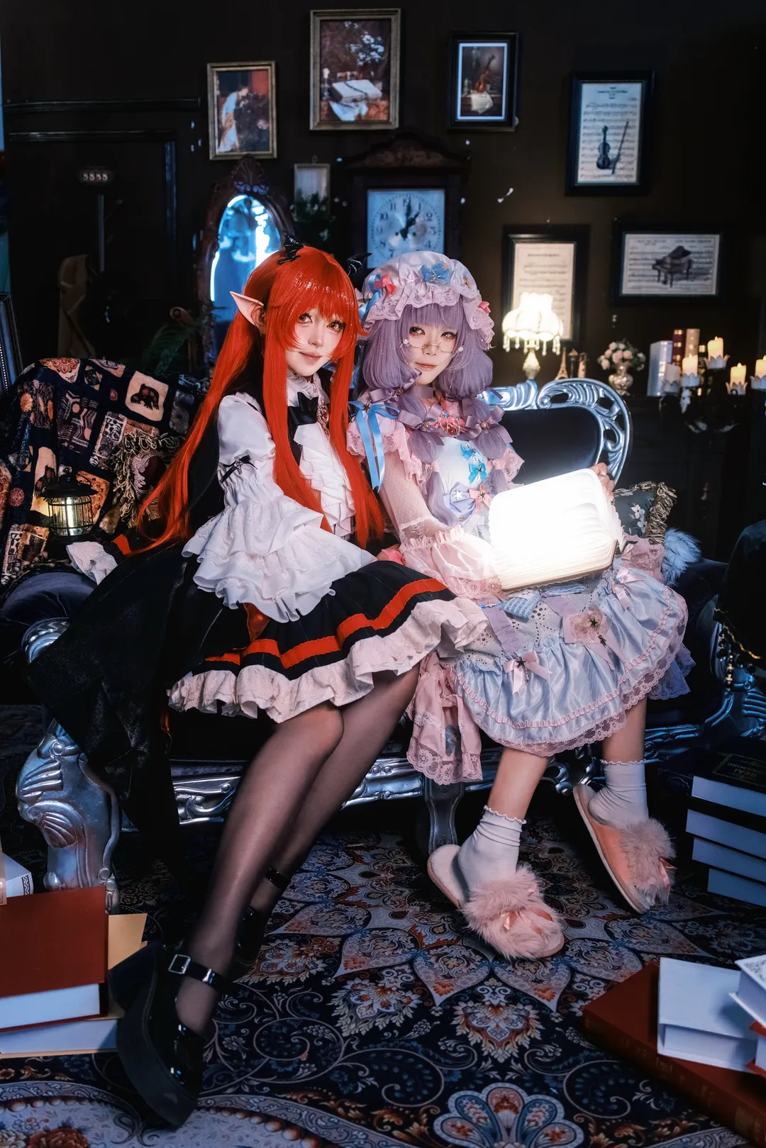 【帕秋莉cos】东方Project图书馆中的静谧魔法时光 - 第 3 张