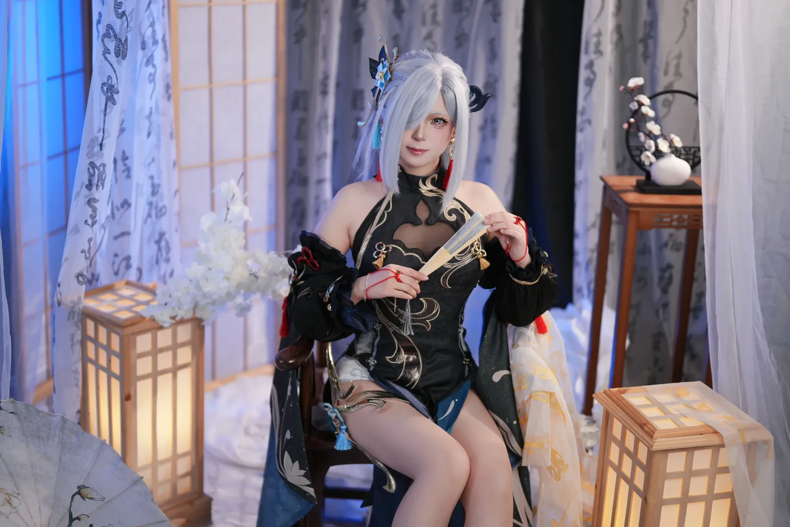 【申鹤cos】原神角色拍摄分享，聊聊服装细节和光影 - 第 2 张