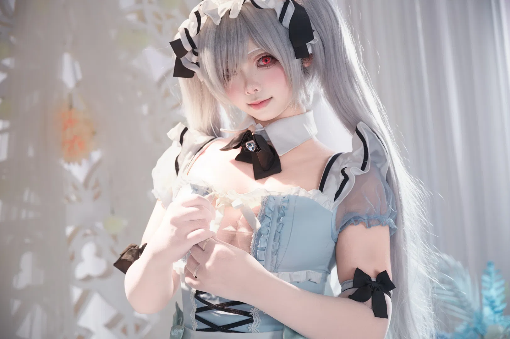 【灰姑娘cos】nikke灰姑娘的梦幻女仆造型 - 第 1 张