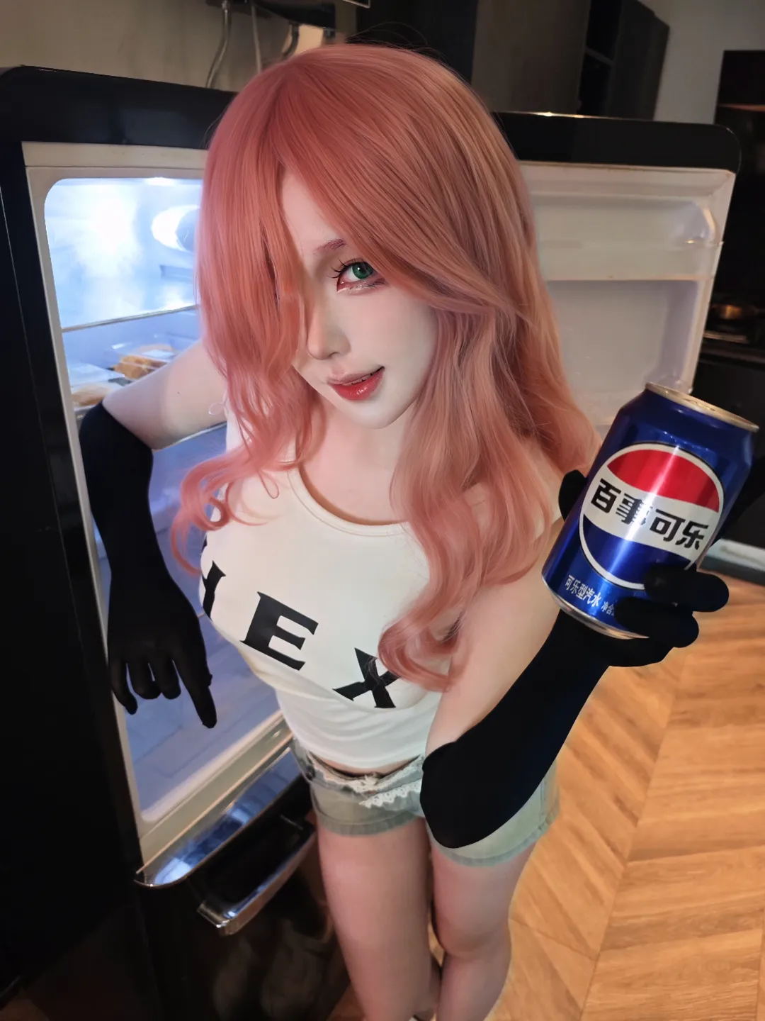 【夏禾cos】一人之下刮骨刀夏禾，冰箱前的夏日清涼 - 第 3 張