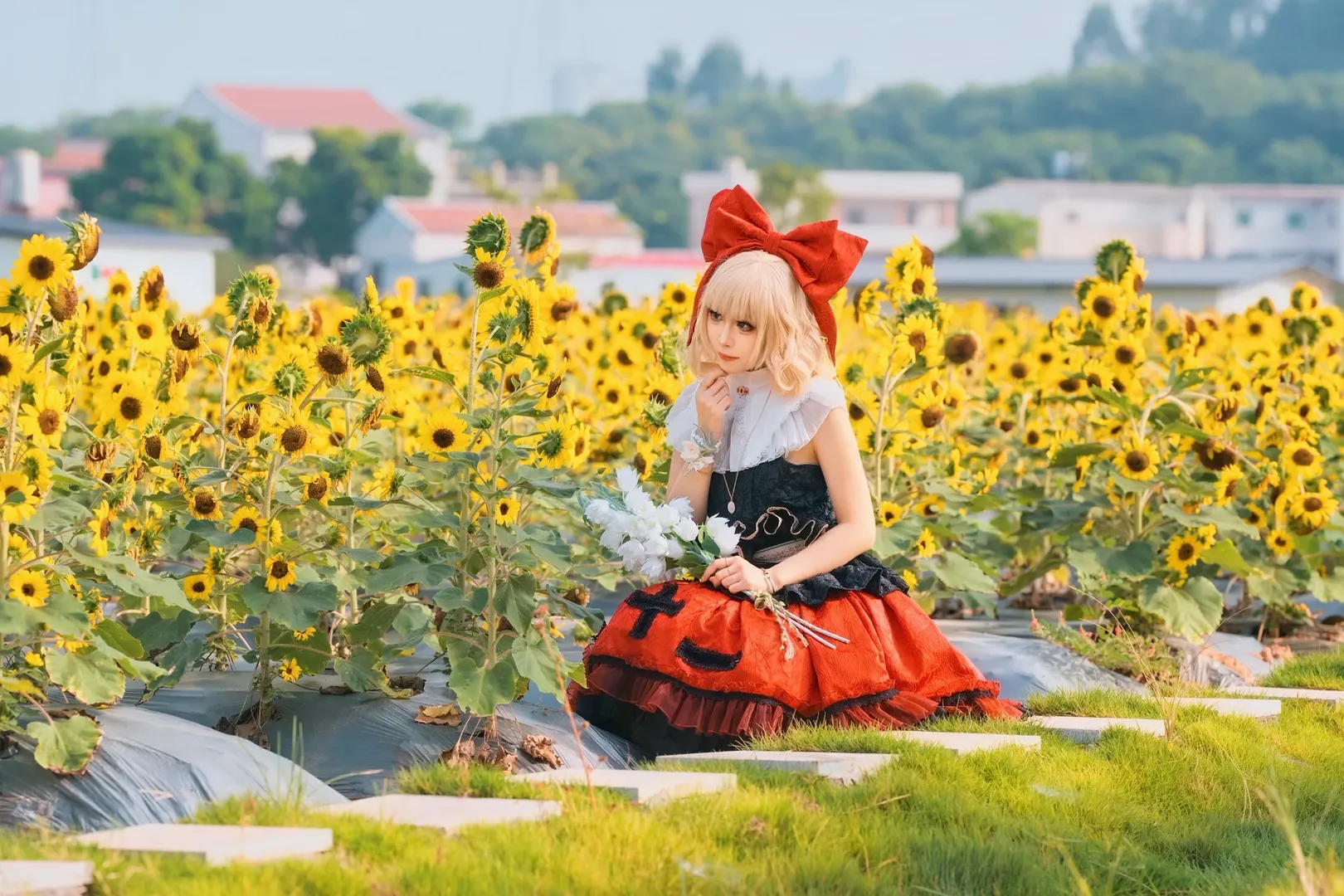 【梅蒂欣梅兰可莉cos】东方project向日葵花田里的甜蜜毒药 - 第 2 张